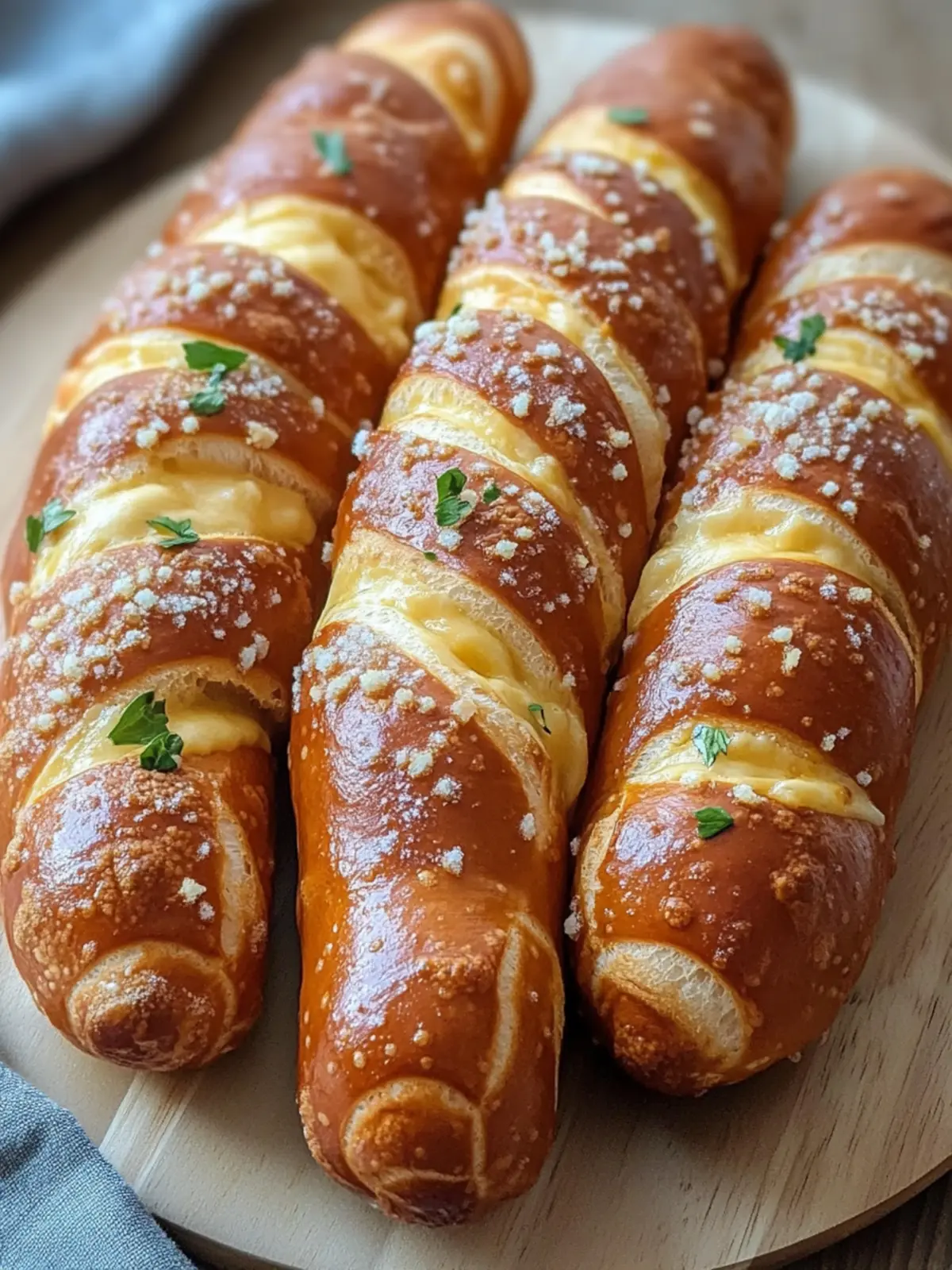 Melt-in-Your-Mouth Soft Baked Cheesy Pretzel Dogs Recipe 2 Soft Baked Cheesy Pretzel Dogs