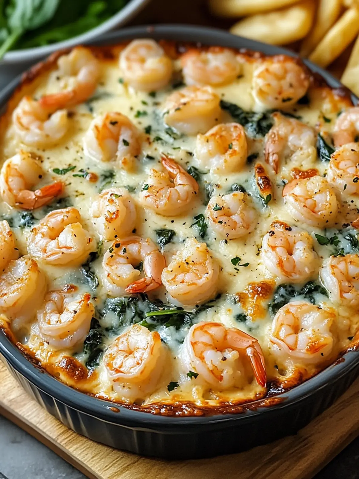 Cheesy and Creamy Shrimp and Crab Spinach Dip for Ultimate Indulgence 4 Cheesy and Creamy Shrimp and Crab Spinach Dip
