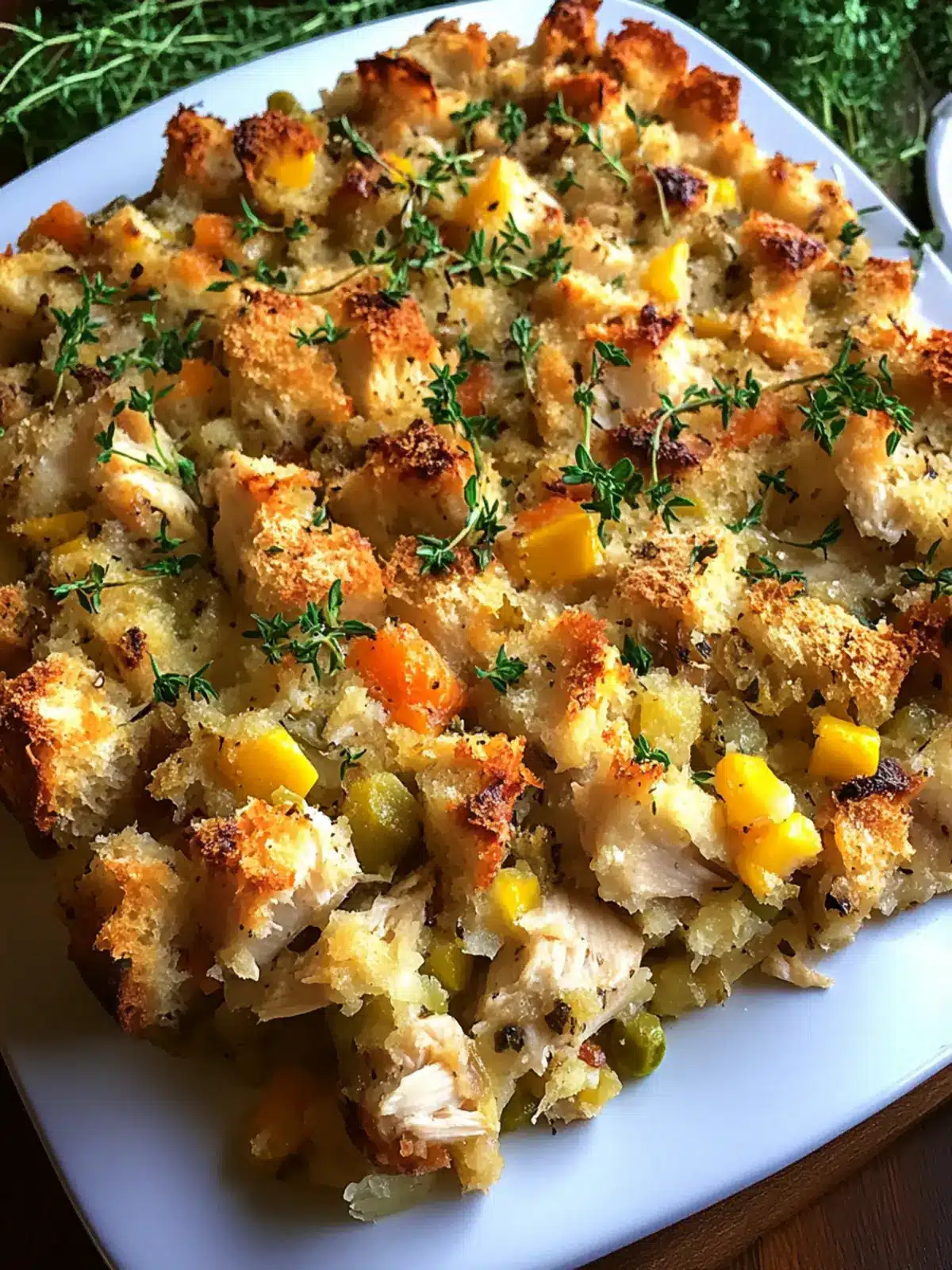 Rotisserie Chicken Stuffing Casserole for Cozy Family Nights 3 Rotisserie Chicken Stuffing Casserole