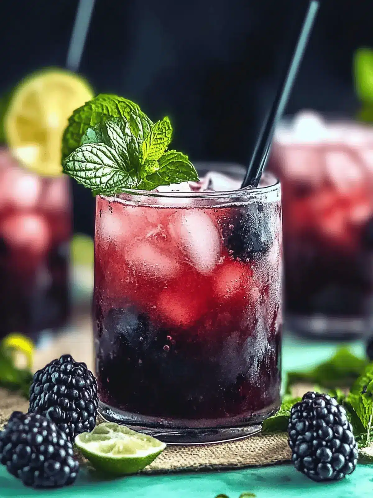 Delightful Blackberry Mojito: Refreshing Summer Sips Await 2 Blackberry Mojito