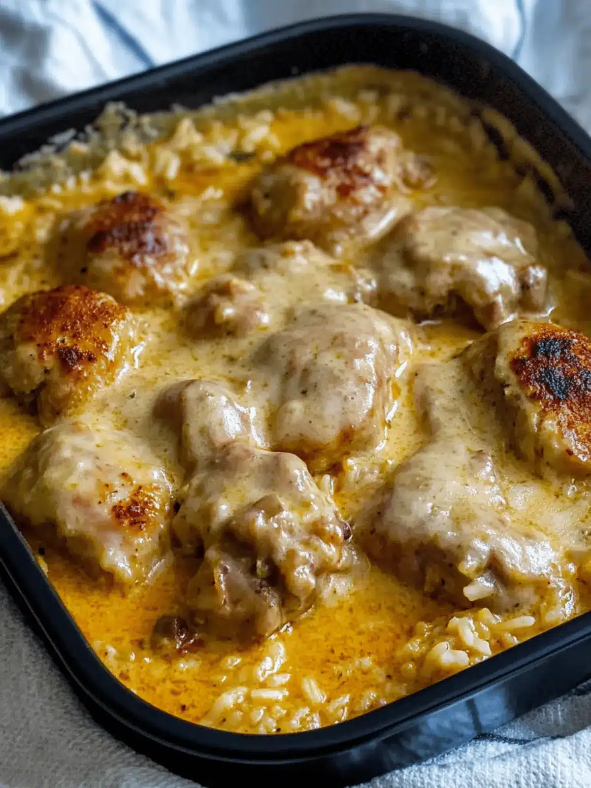 Savory Smothered Chicken and Rice: A Cozy One-Pot Wonder 2 Smothered Chicken and Rice