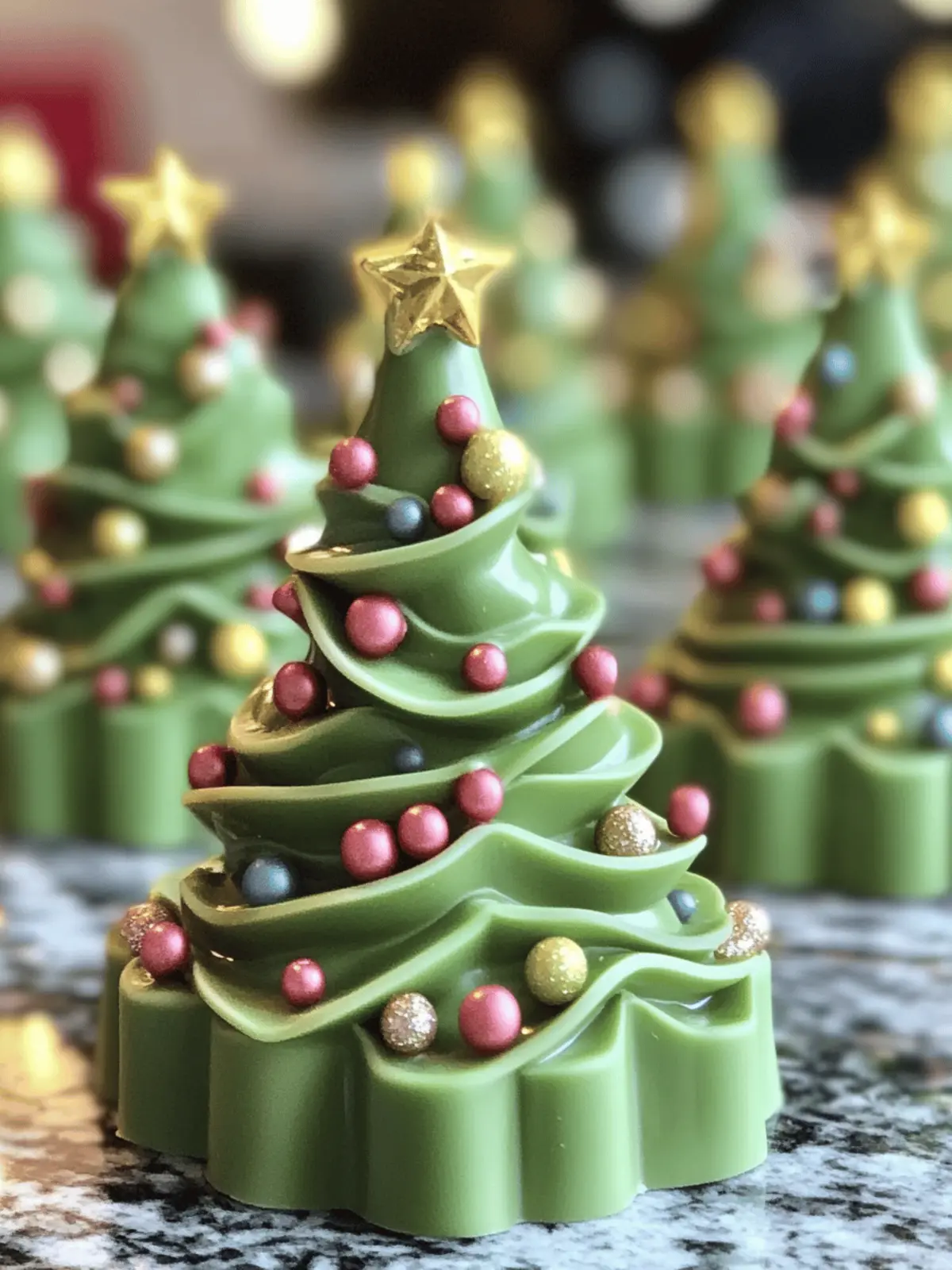 Delicious Fudge Christmas Trees: A No-Bake Holiday Treat! 2 Delicious Fudge Christmas Trees: A Fun, No-Bake Delight!