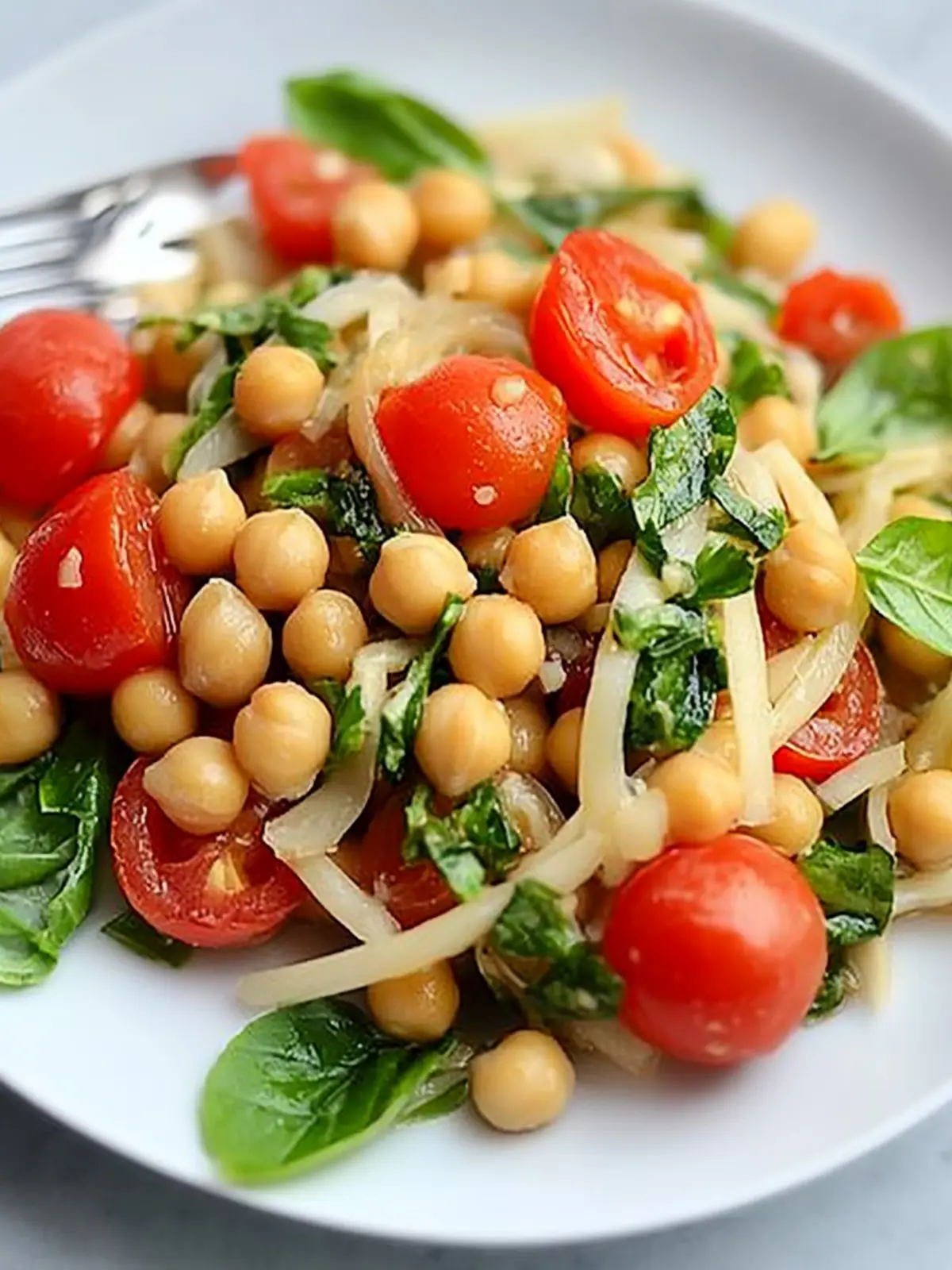 Simple Chickpea Salad with Tomato: Fresh, Quick, and Flavorful 4 Simple Chickpea Salad with Tomato