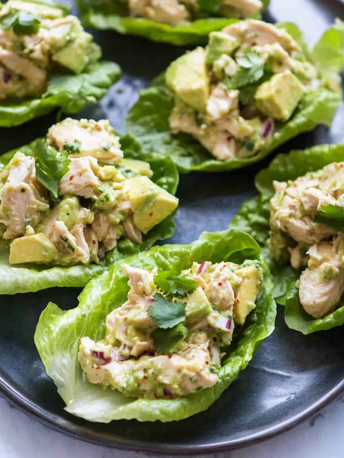 Avocado Chicken Salad Lettuce Wraps for Fresh, Guilt-Free Lunch 3 Avocado Chicken Salad Lettuce Wraps