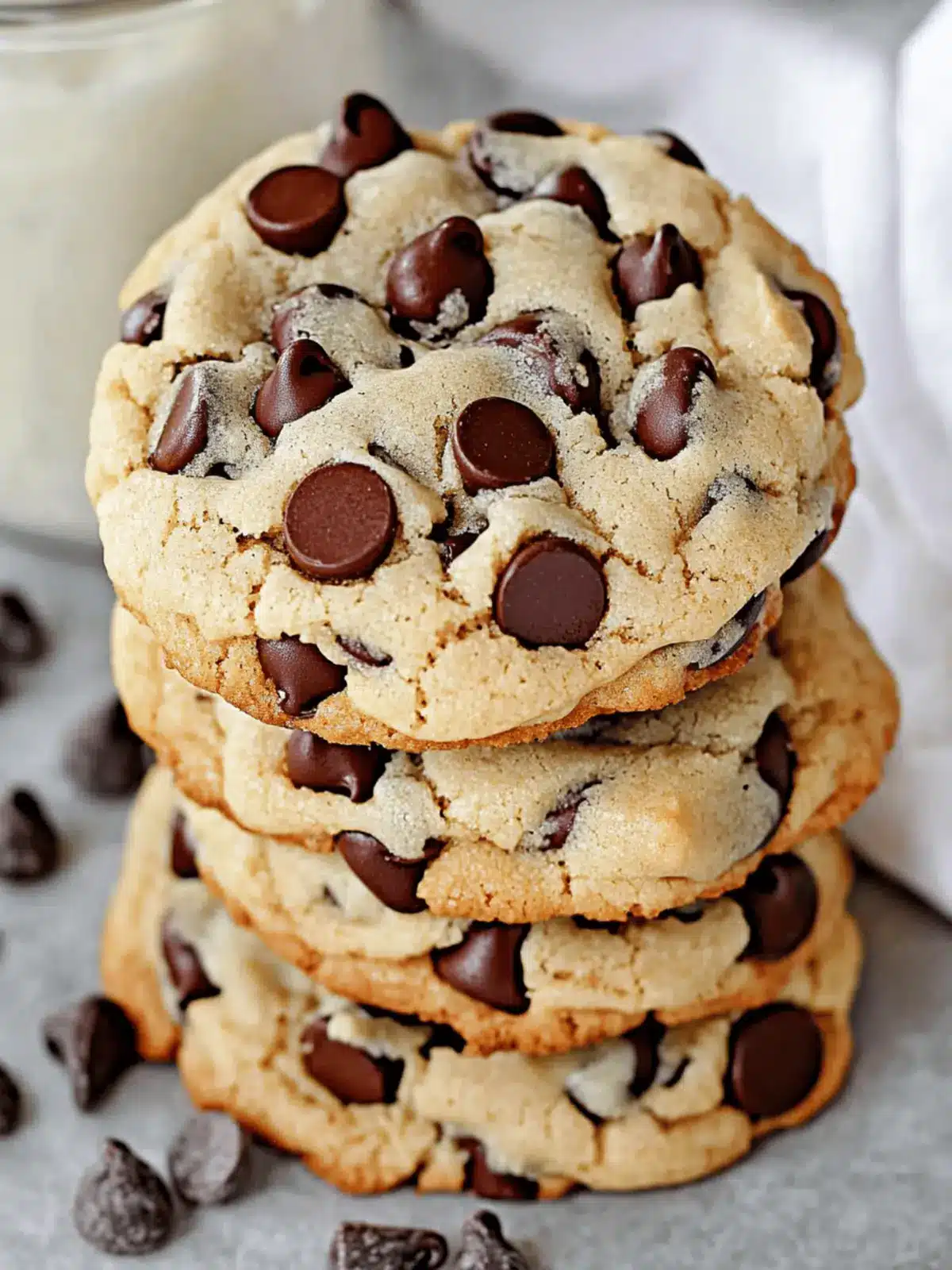 Thick Chocolate Chip Cookies That Taste Like Bakery Bliss 4 Thick Chocolate Chip Cookies