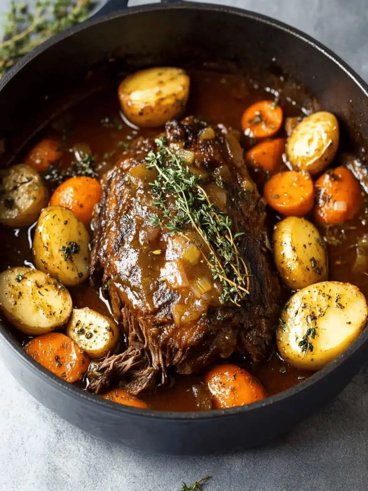 Classic Pot Roast: Effortless Comfort Food for Cozy Nights 4 Classic Pot Roast