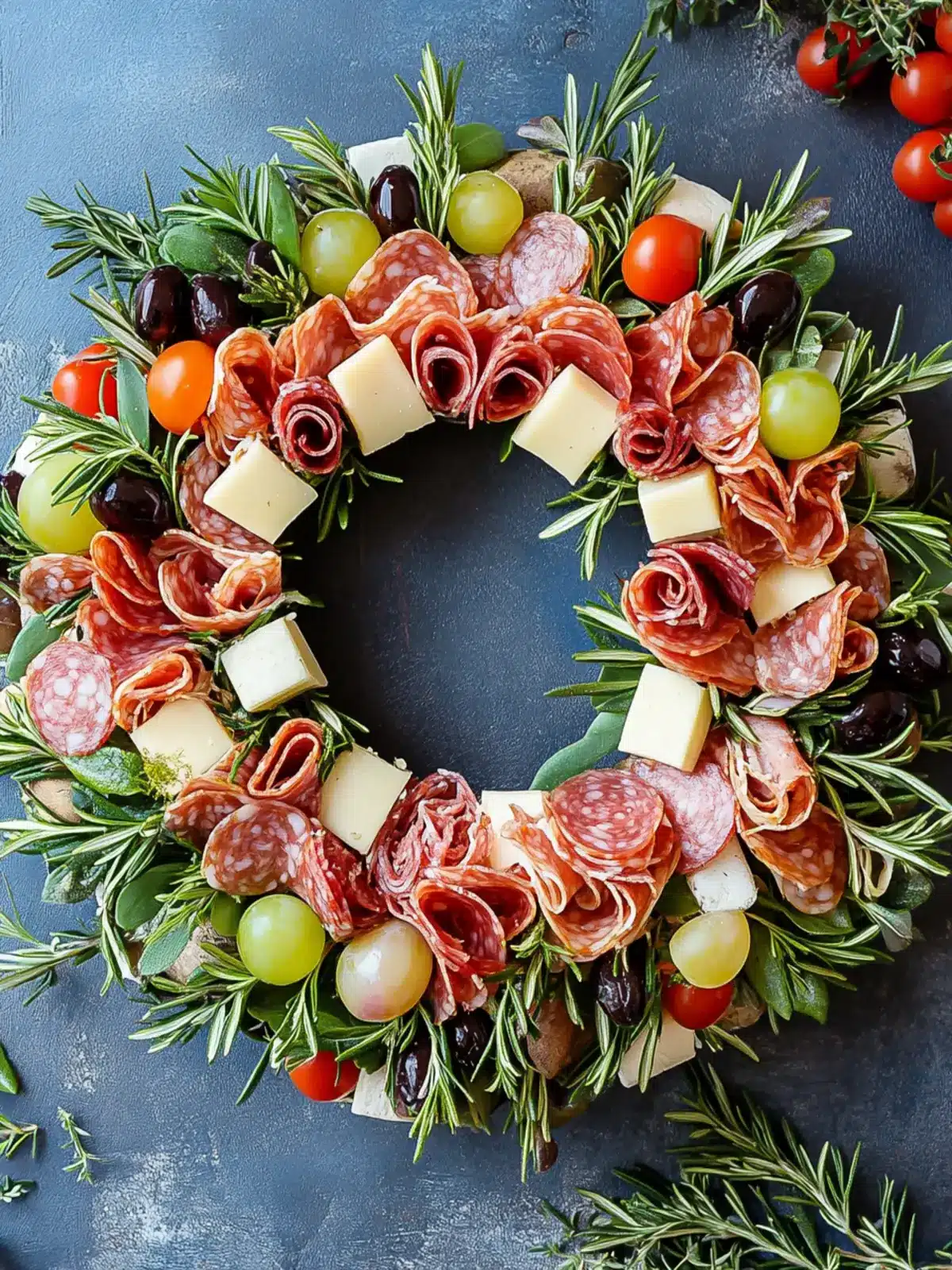 Charcuterie Wreath: A Festive Delight for Holiday Gatherings 3 Charcuterie Wreath