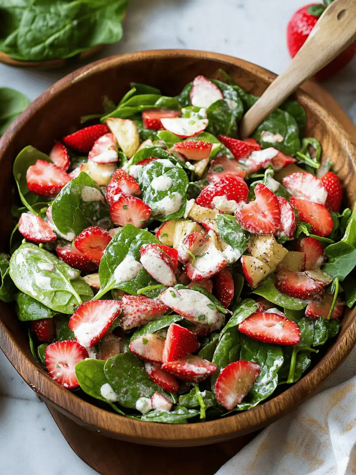 Deliciously Easy Strawberry Spinach Salad You'll Crave 4 Easy Strawberry Spinach Salad