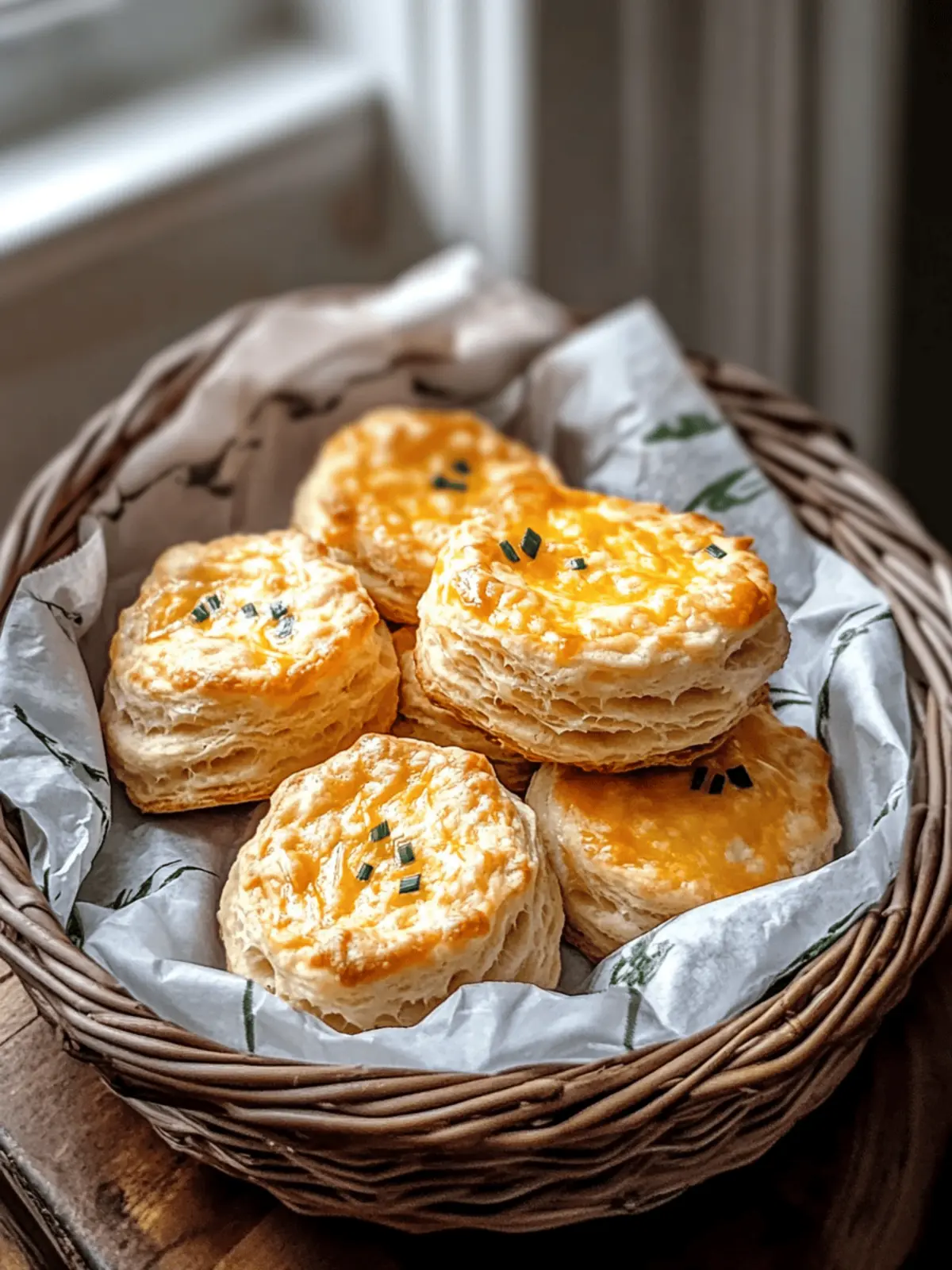 Easy Cheddar and Chive Biscuits: 30-Minute Flaky Delights 2 Easy Cheddar and Chive Biscuits