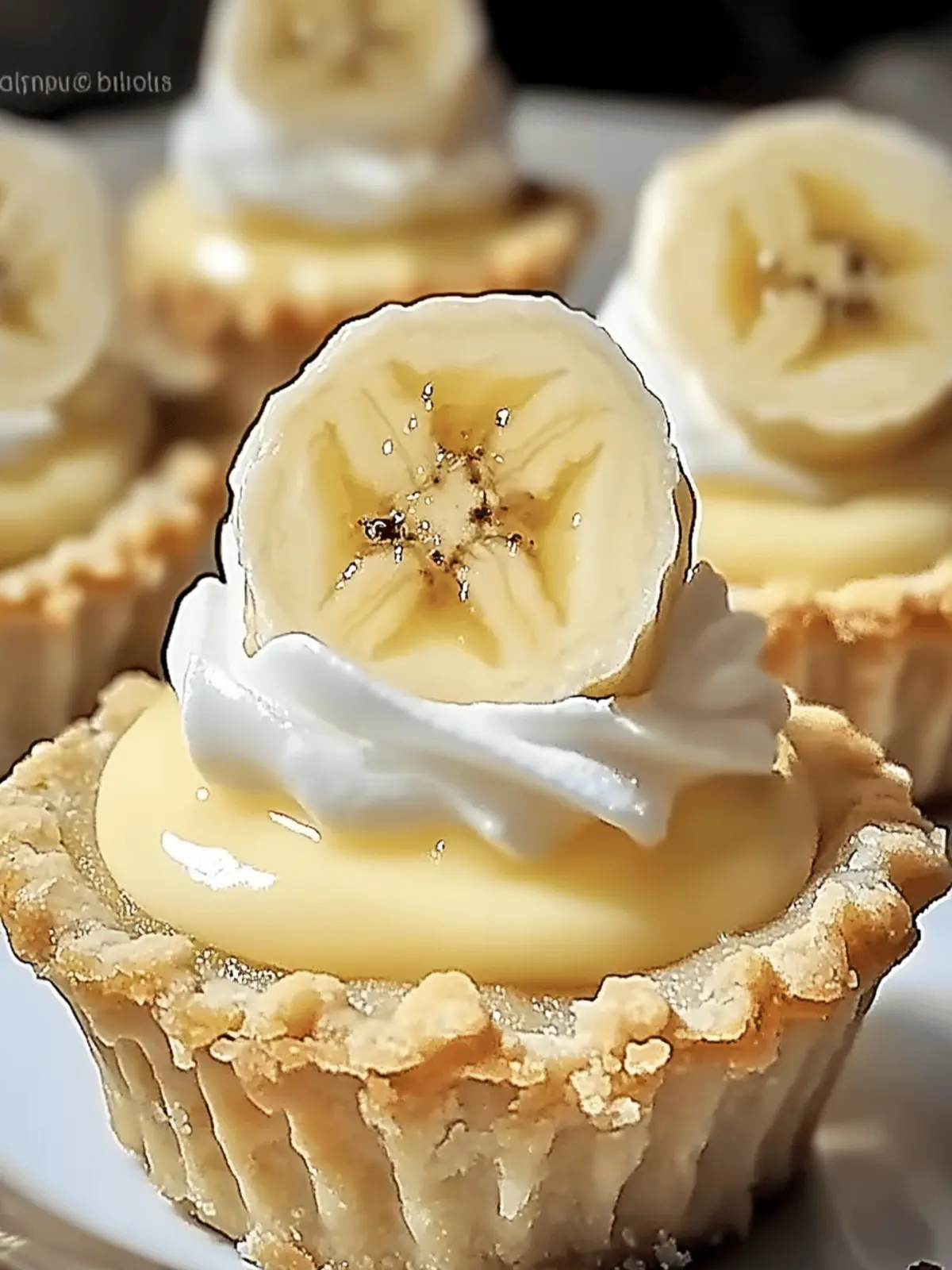Irresistible Mini Banana Cream Pies for a Sweet Escape 4 Mini Banana Cream Pies