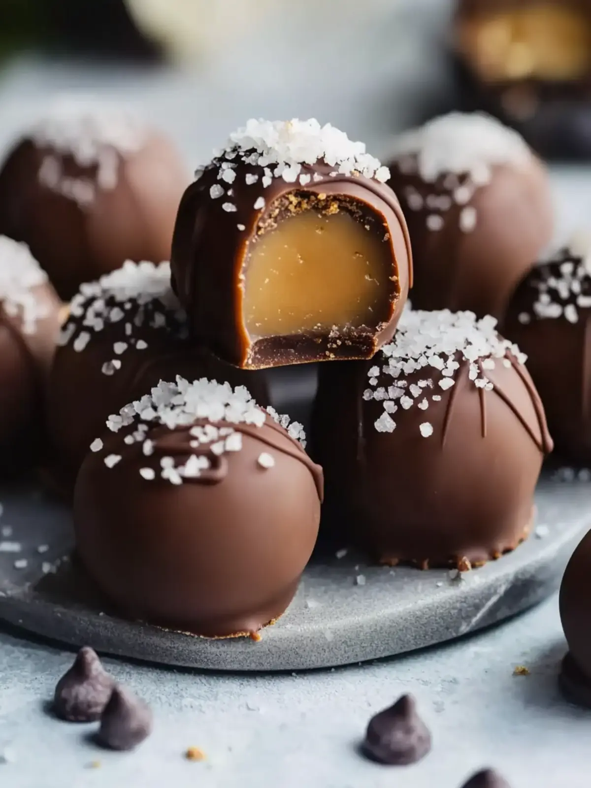 Sweeten Your Day with Salted Caramel Fudge Truffles 4 Salted Caramel Fudge Truffles