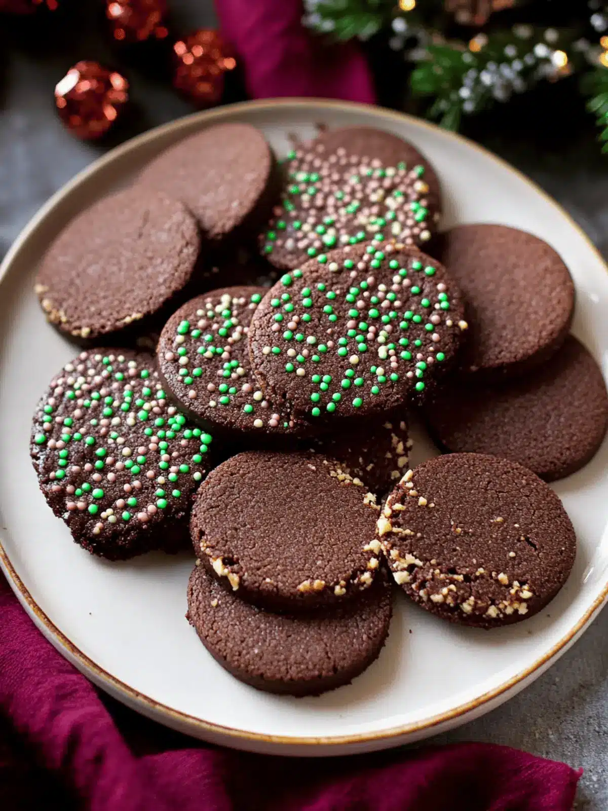 Irresistible Chocolate Shortbread Cookies for Holiday Joy 4 Chocolate Shortbread Cookies