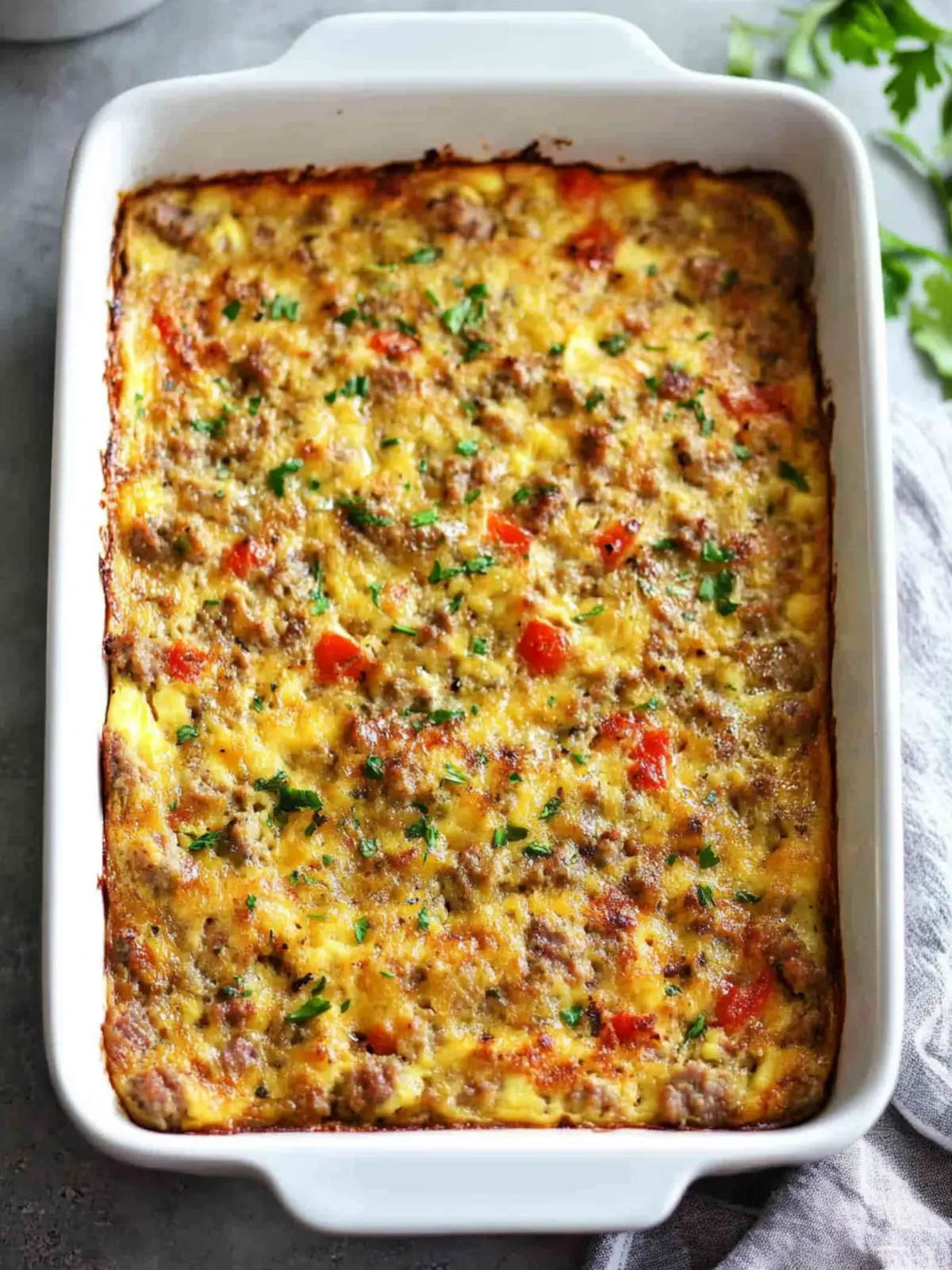 Sausage and Egg Casserole: A Cozy Breakfast Delight 2 Sausage and Egg Casserole