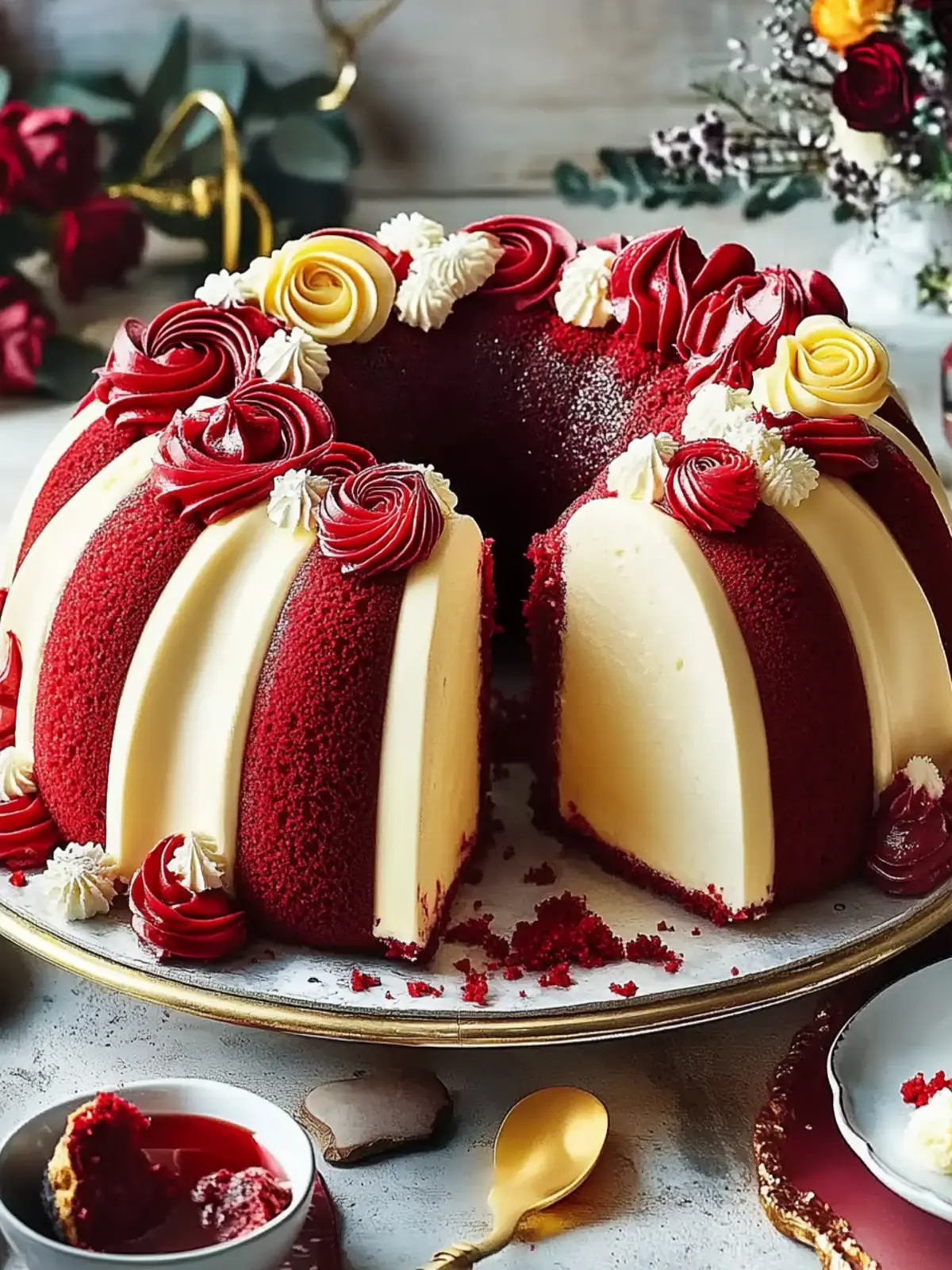 Indulge in Red Velvet Cheesecake Bundt Dump Cake Bliss 3 Red Velvet Cheesecake Bundt Dump