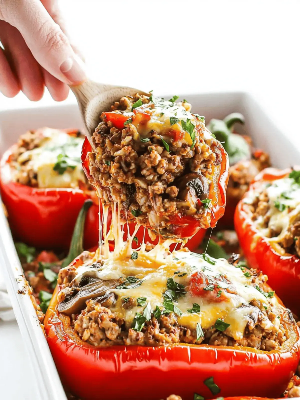 Savory Bison and Mushroom Stuffed Peppers You ll Crave 4 Bison and Mushroom Stuffed Peppers