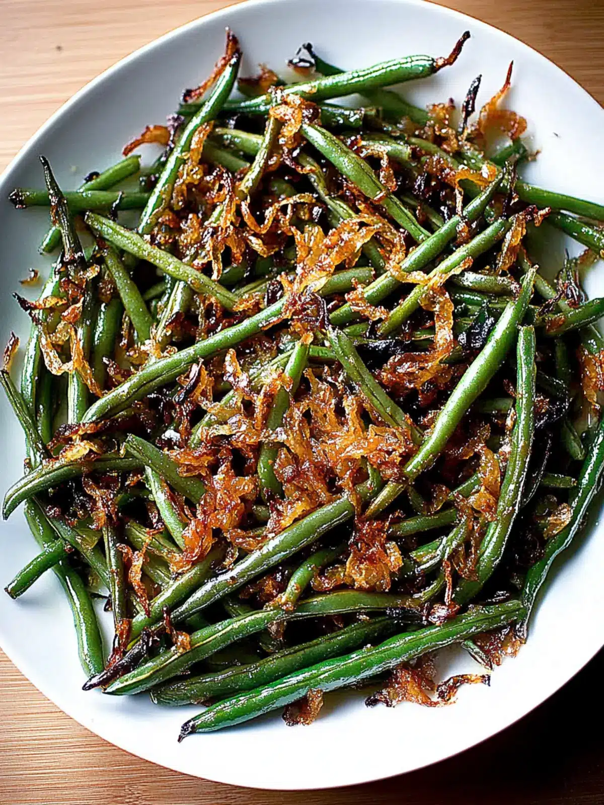 Roasted Green Beans with Caramelized Shallots in 20 Minutes 2 Roasted Green Beans with Caramelized Shallots