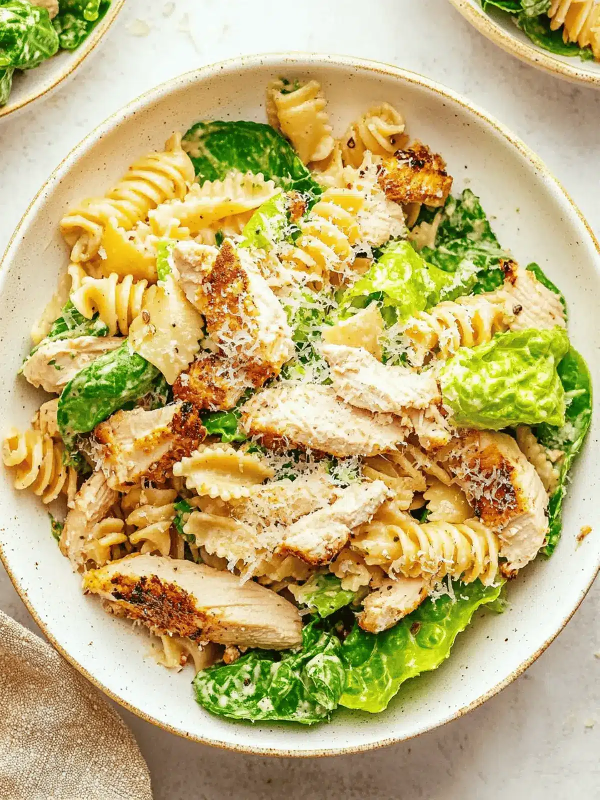 Savor the Flavor: Chicken Caesar Pasta Salad You'll Love 3 Chicken Caesar Pasta Salad