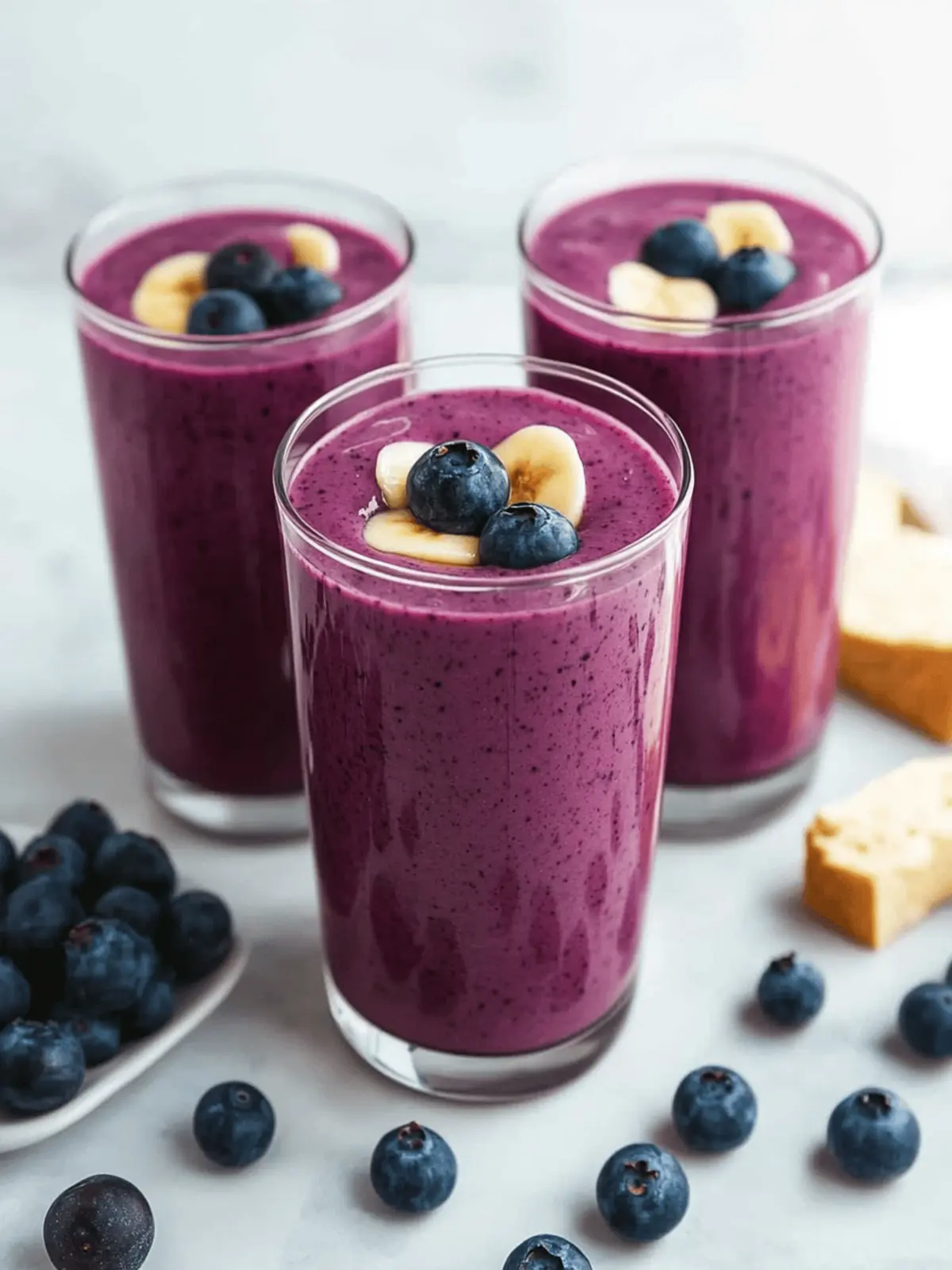 Nutritious Blueberry Smoothie for a Quick Energizing Boost 2 Blueberry Smoothie