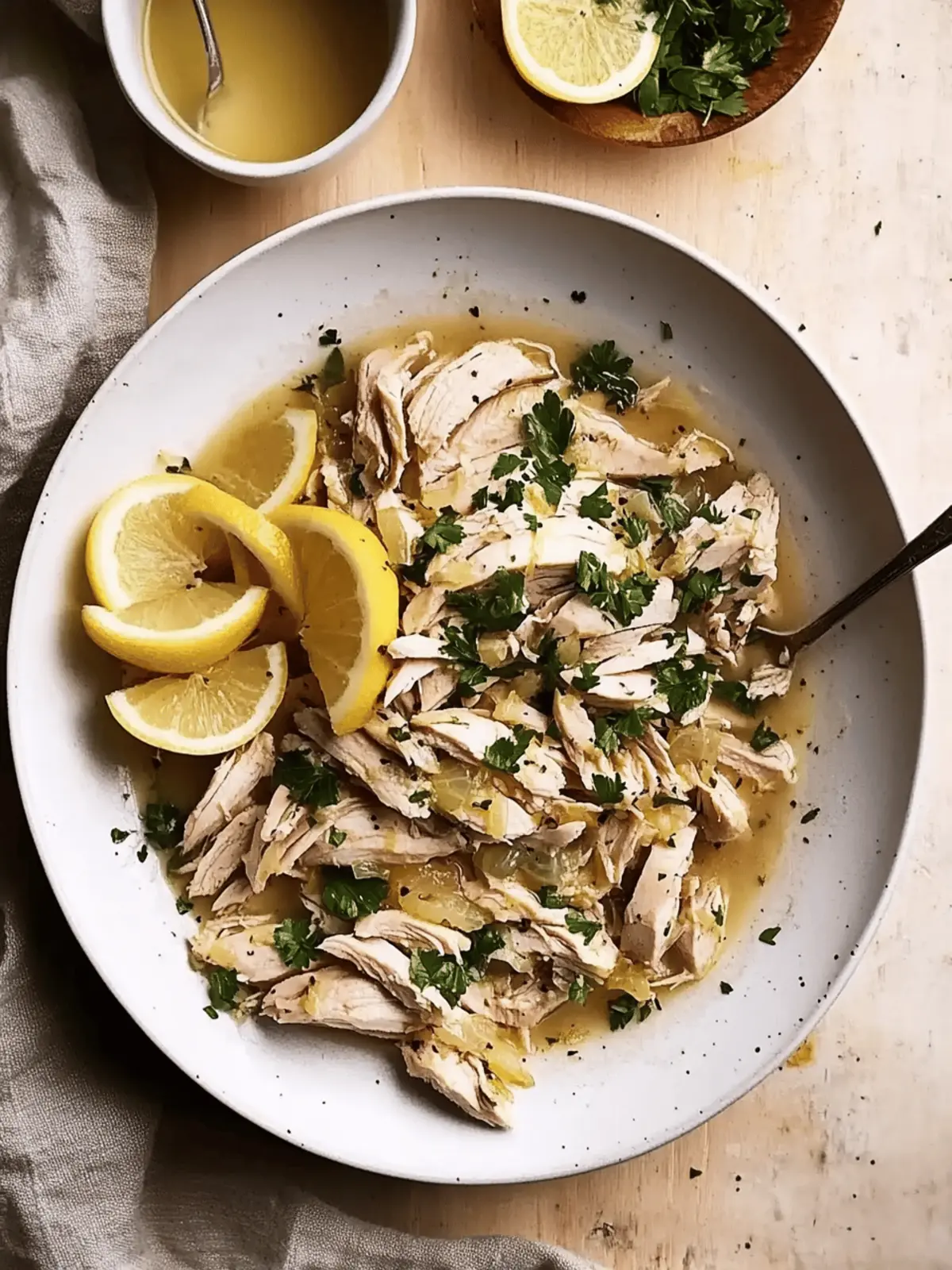 Slow Cooker Lemon Garlic Chicken Recipe for Effortless Flavor 2 Slow Cooker Lemon Garlic Chicken Recipe
