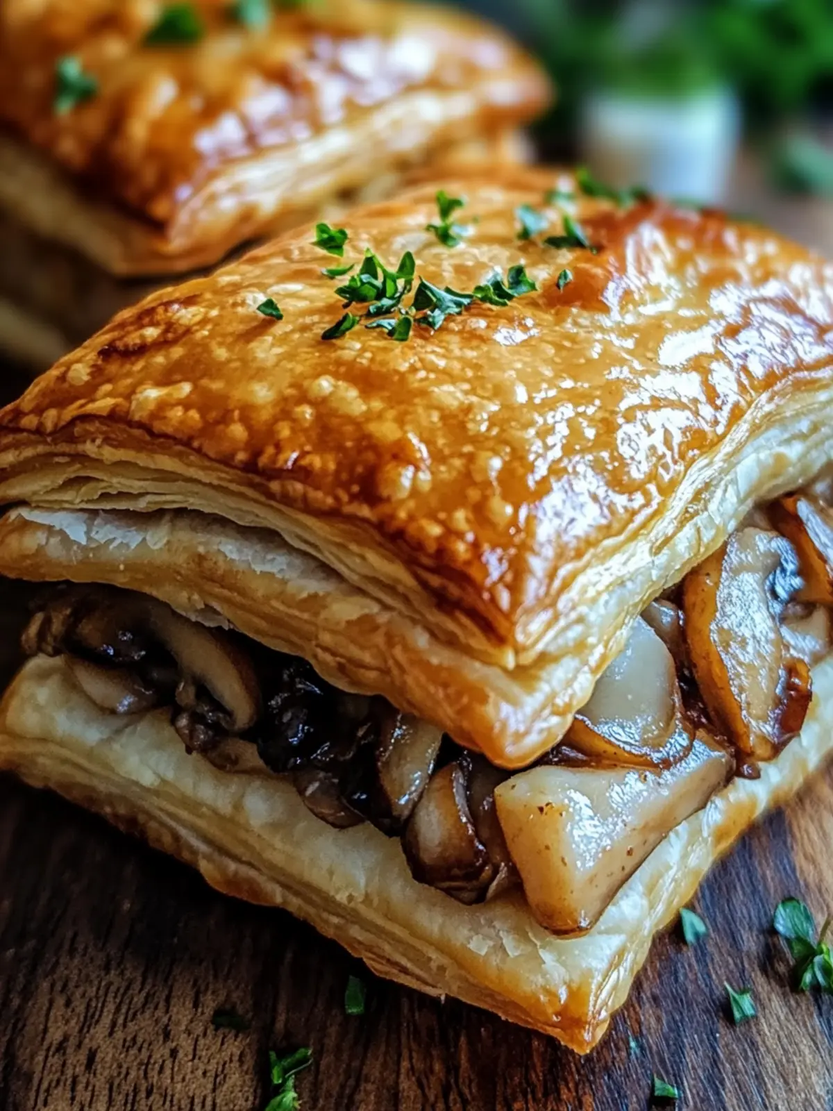 Savory Chicken and Mushroom Puff Pastry You'll Crave Tonight 2 Savory Chicken and Mushroom Puff Pastry