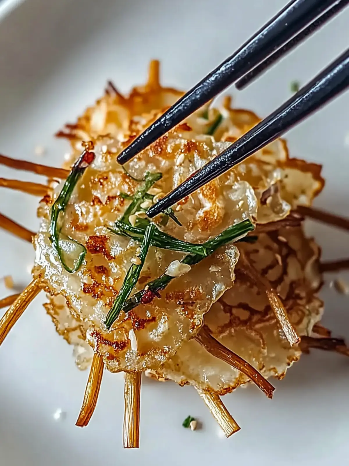 Crispy Enoki Pancakes: Your New Favorite Savory Snack 4 Crispy Enoki Pancakes