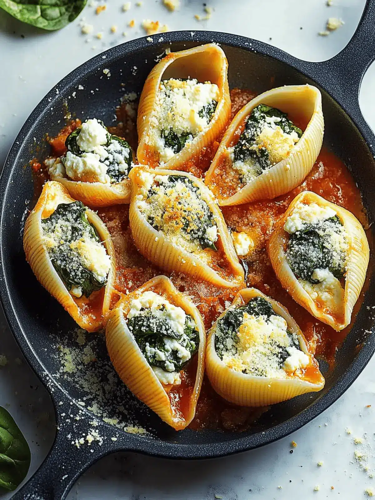 Delicious Spinach & Ricotta Stuffed Shells for Cozy Nights 4 Spinach & Ricotta Stuffed Shells