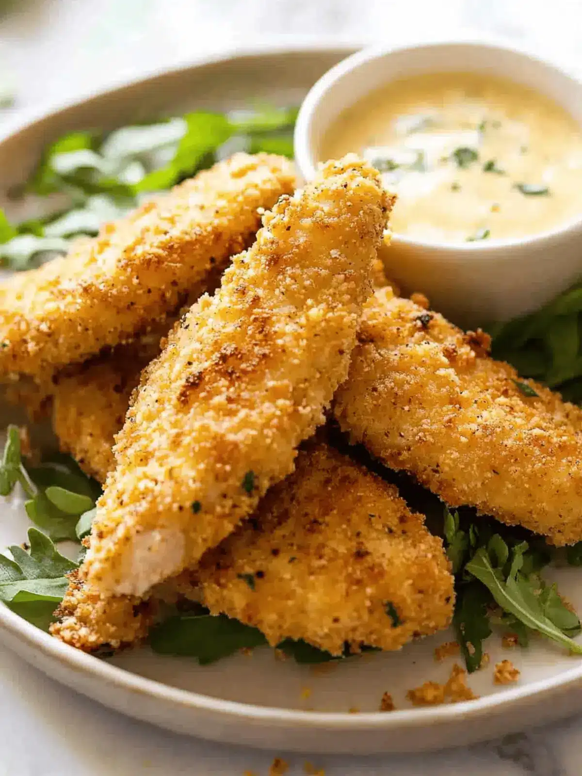 Crispy Baked Chicken Tenders That Crime Out Deliciously 2 Crispy Baked Chicken Tenders