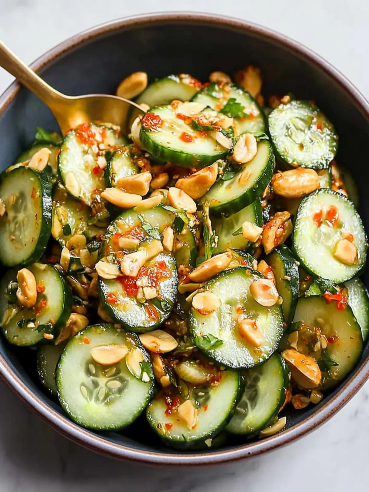 Zesty Spicy Peanut Cucumber Salad for Refreshing Crunch 2 Spicy Peanut Cucumber Salad