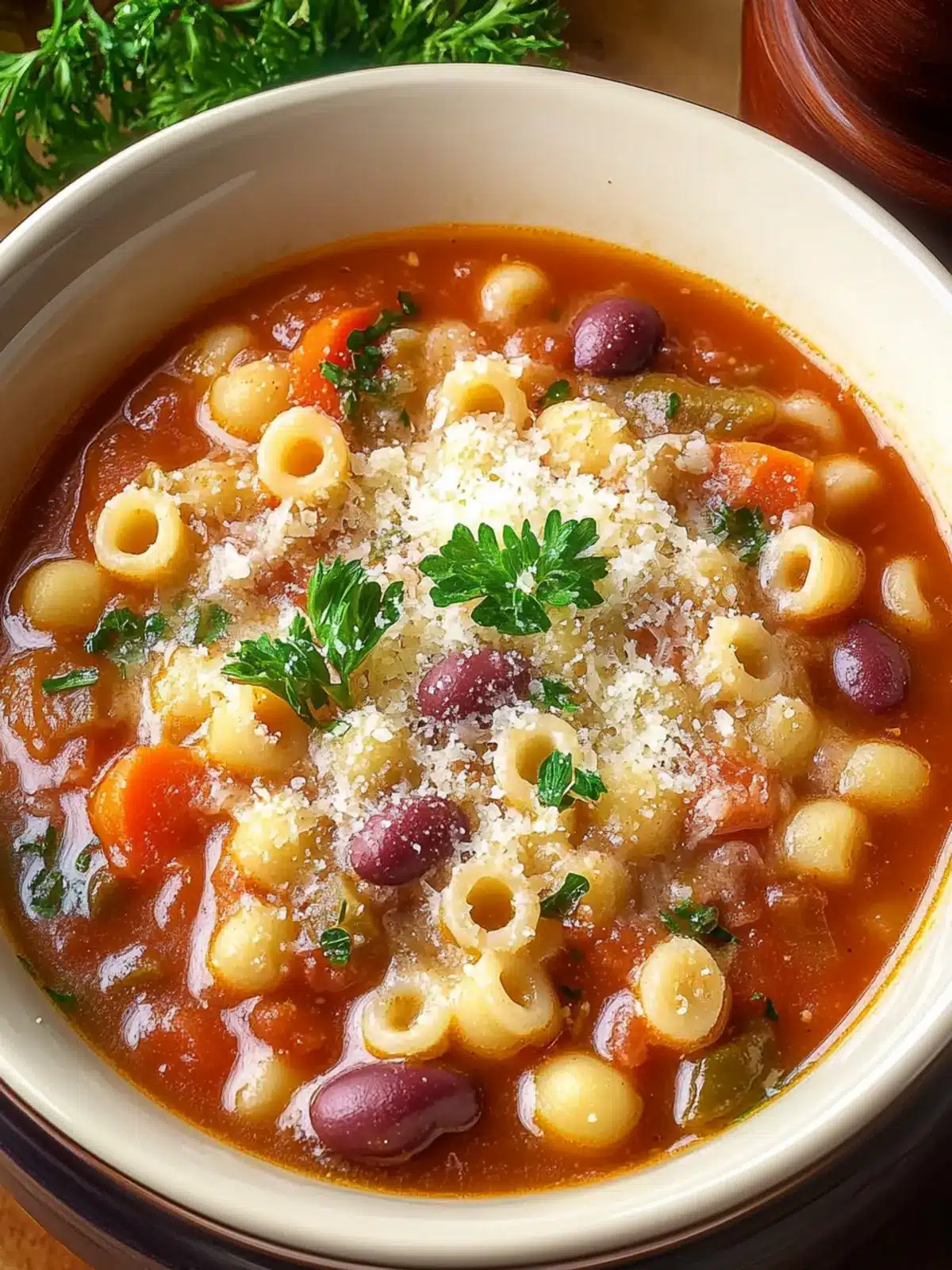 Cozy Up with Hearty Italian Pasta Fagioli Soup Tonight 2 Hearty Italian Pasta Fagioli Soup