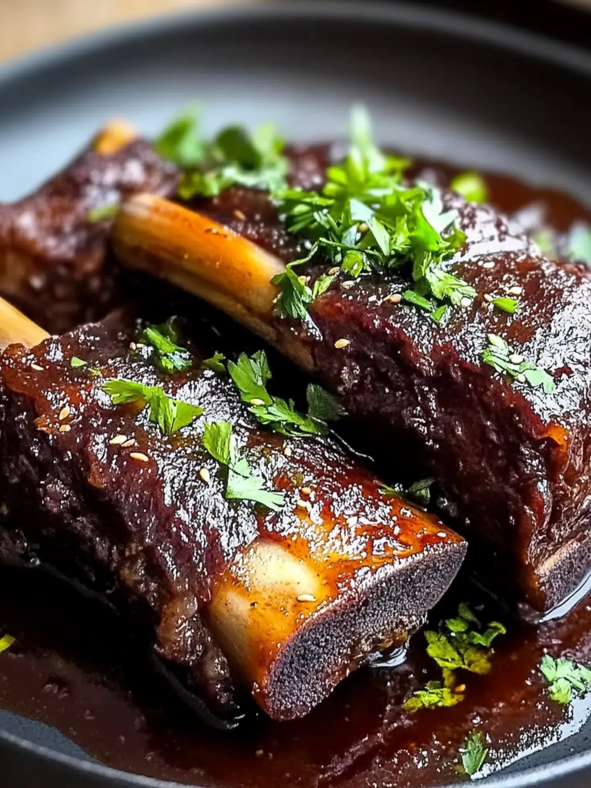 Melt-in-Your-Mouth Caramelized Slow Roast Asian Beef Short Rib 2 Caramelized Slow Roast Asian Beef Short Rib