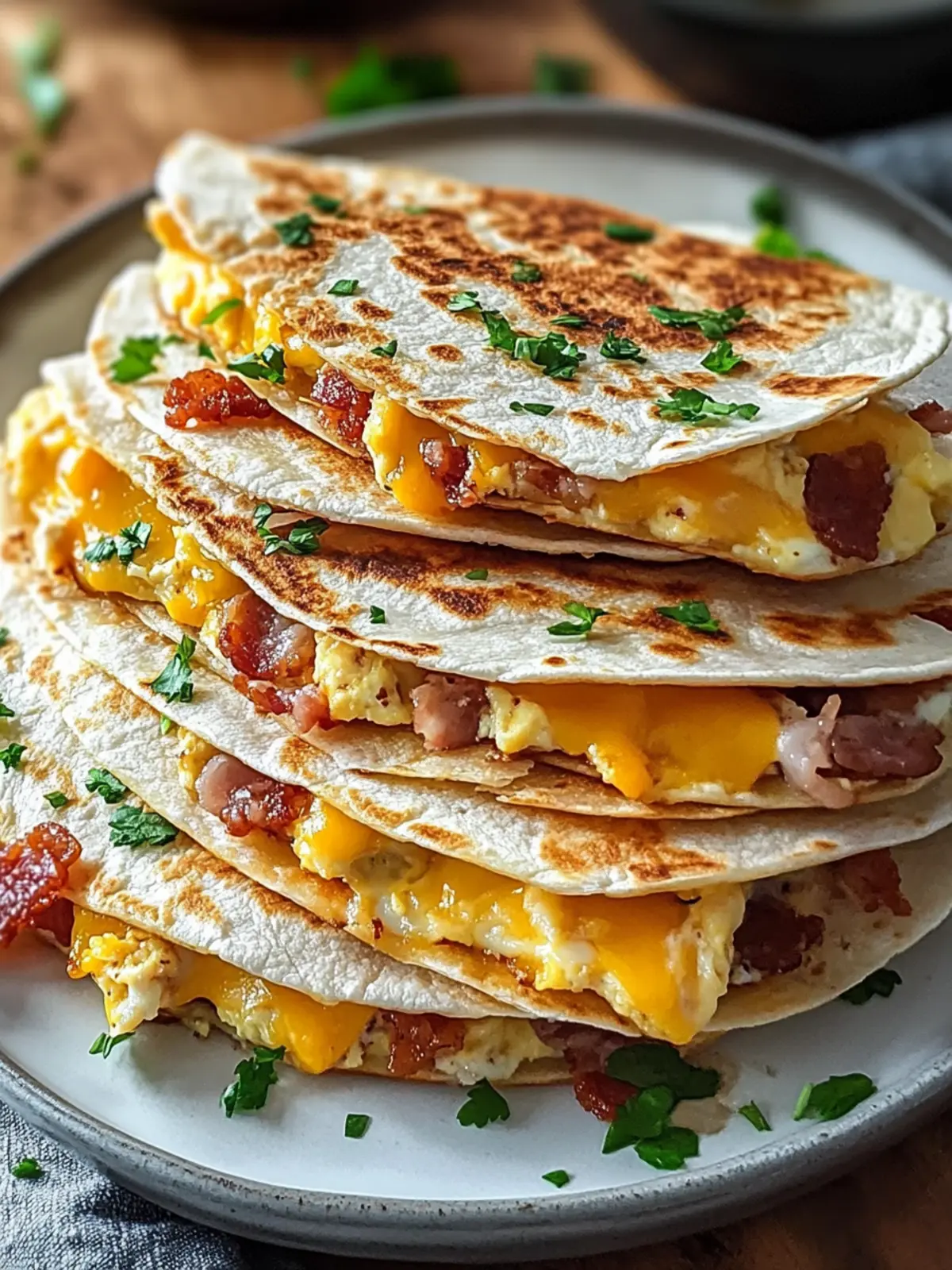 Bacon Egg Cheese Breakfast Quesadillas for a Cozy Morning Boost 2 Bacon Egg Cheese Breakfast Quesadillas