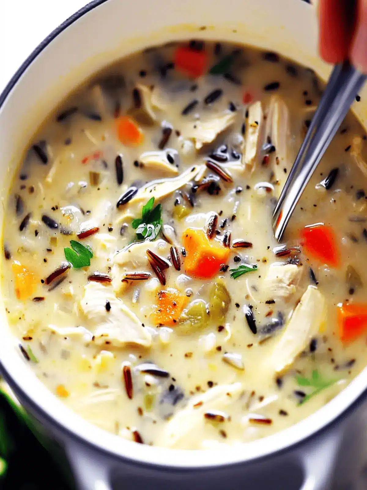 Creamy Chicken and Wild Rice Soup for Ultimate Comfort 3 Chicken and Wild Rice Soup