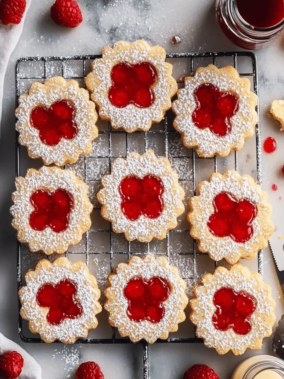 Delicious Raspberry Linzer Cookies for Your Sweet Cravings 2 Raspberry Linzer Cookies