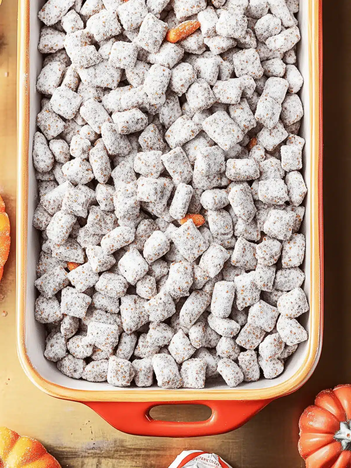 Pumpkin Spice Puppy Chow: Your Fall Treat Adventure Awaits 2 Pumpkin Spice Puppy Chow