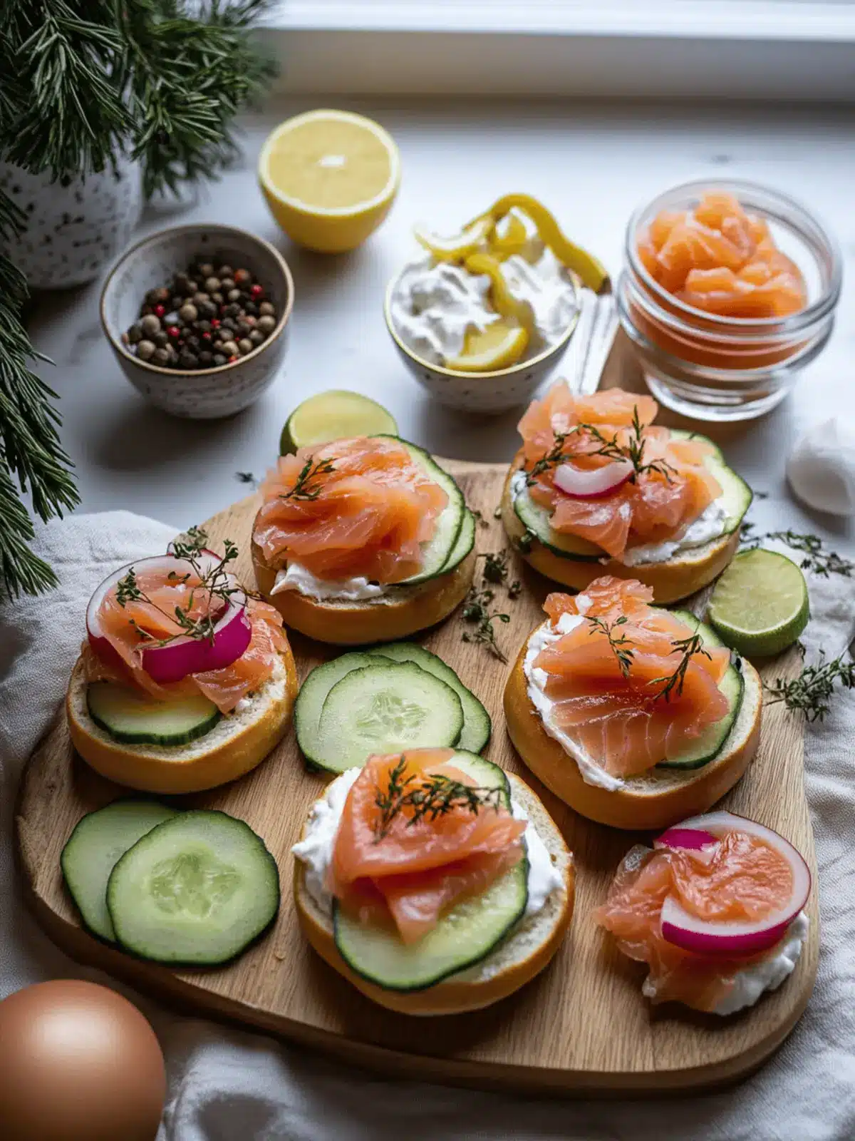 Create Your Dream Smoked Salmon Bagel Bar at Home 3 Smoked Salmon Bagel Bar