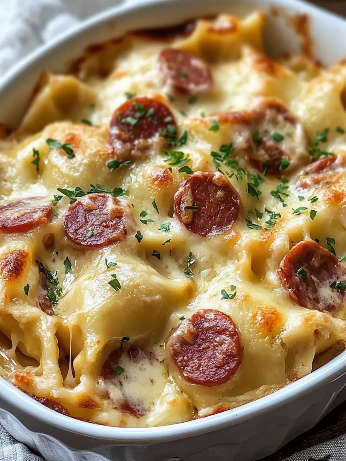 Crockpot Pierogi Casserole with Kielbasa Recipe for Easy Comfort 2 Crockpot Pierogi Casserole with Kielbasa Recipe