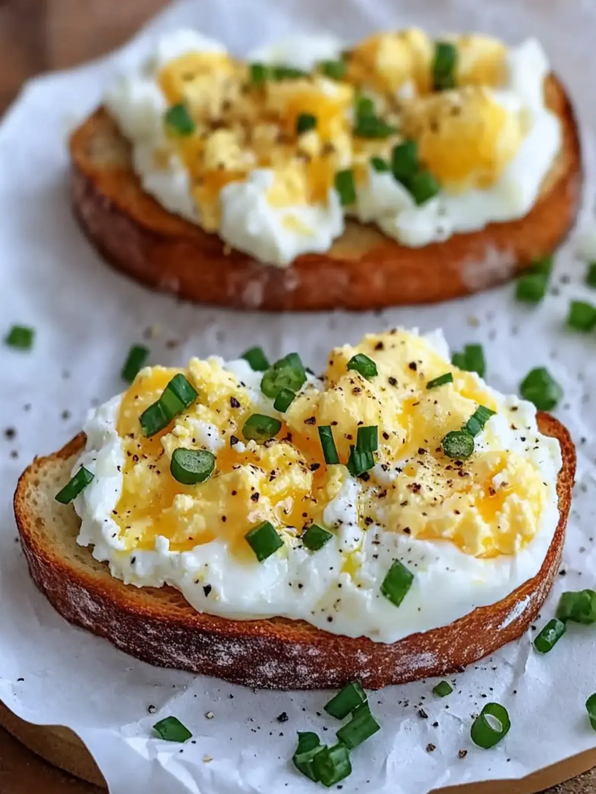 Creamy Egg and Ricotta Toast: Your New Breakfast Obsession 3 Egg and Ricotta Toast