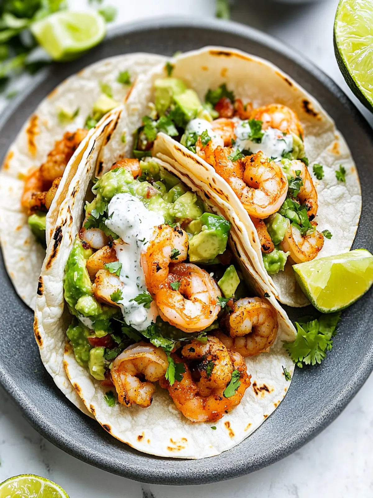 Juicy Shrimp Tacos with Avocado Salsa in Just 30 Minutes 2 Shrimp Tacos with Avocado Salsa