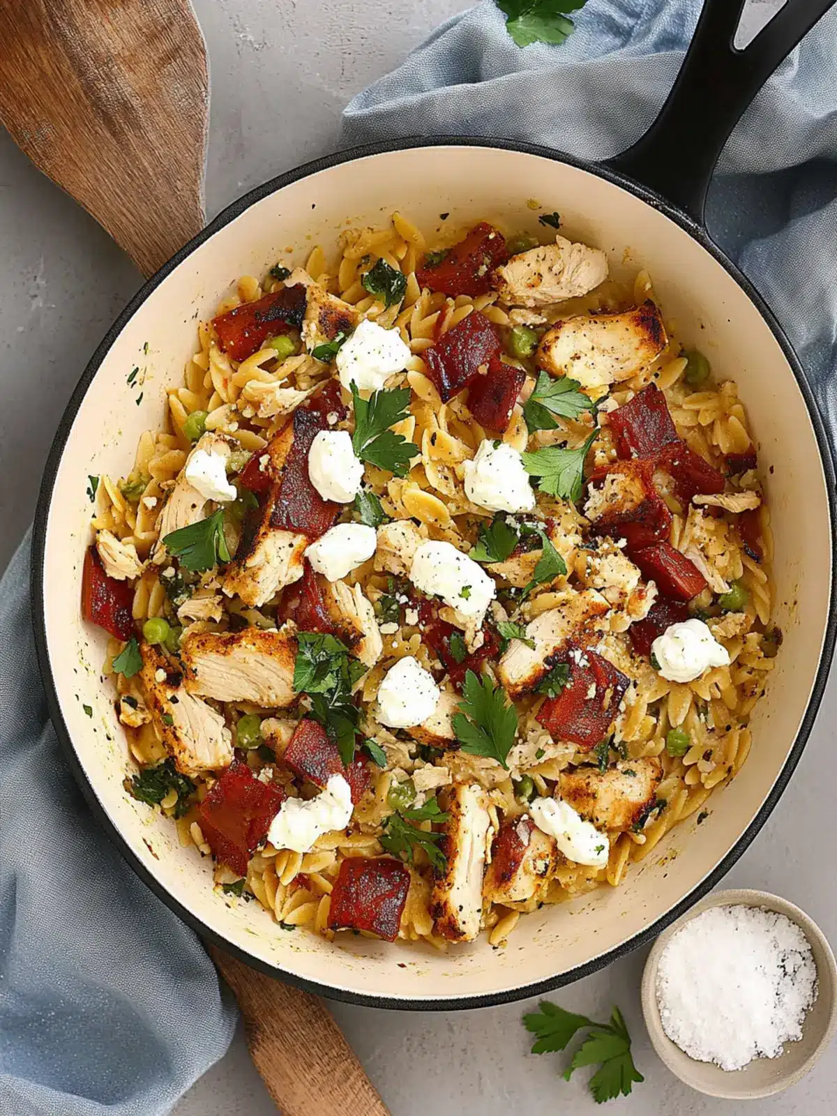 Mediterranean Chicken Orzo: A Quick, Zesty Dinner Delight 2 Mediterranean Chicken Orzo