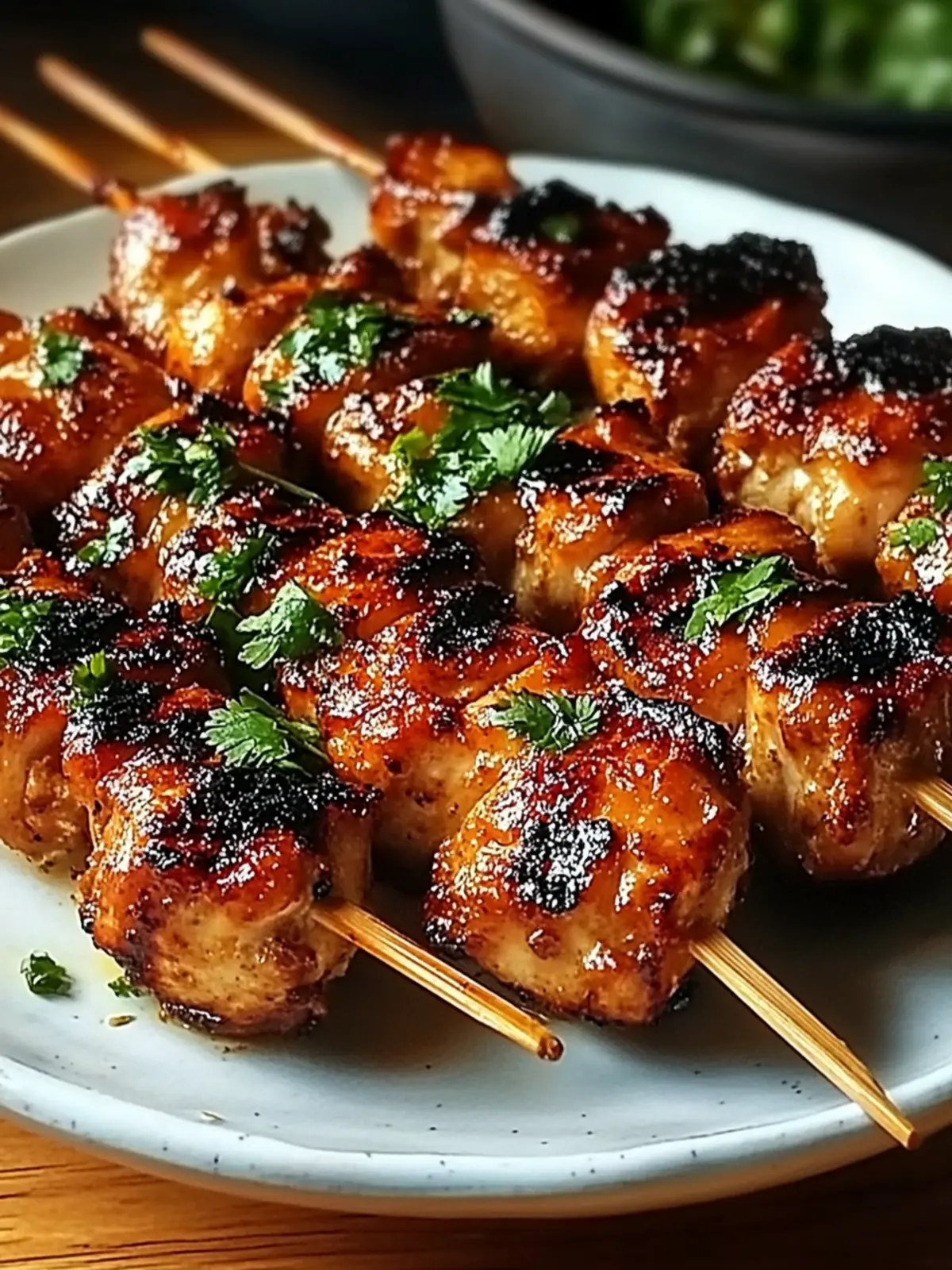 Grilled Thai Coconut Chicken Skewers: A Tropical Flavor Escape 2 Grilled Thai Coconut Chicken Skewers