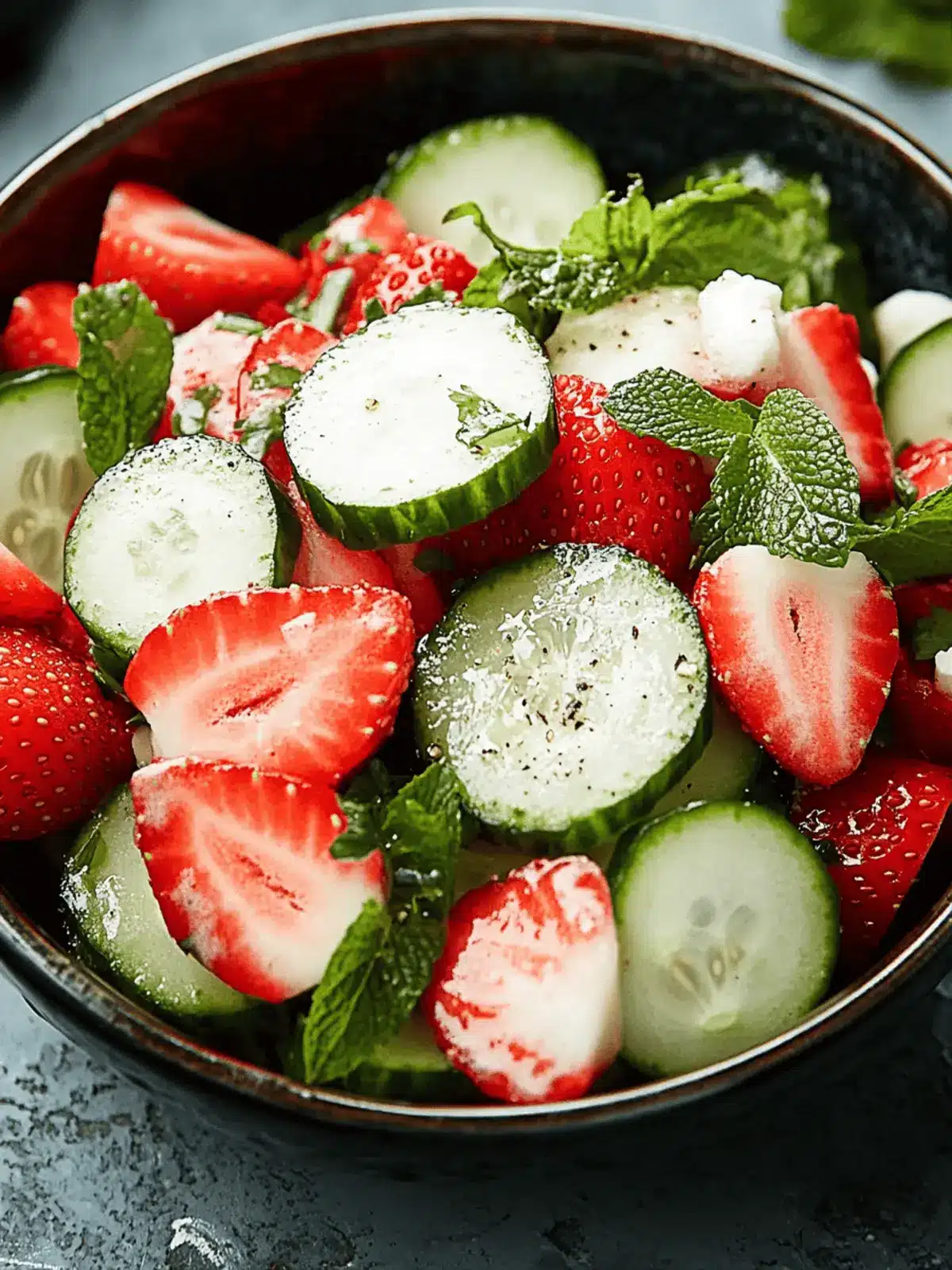 Crisp Cucumber Strawberry Salad for a Refreshing Summer Boost 2 Crisp Cucumber Strawberry Salad for a Refreshing Summer Boost