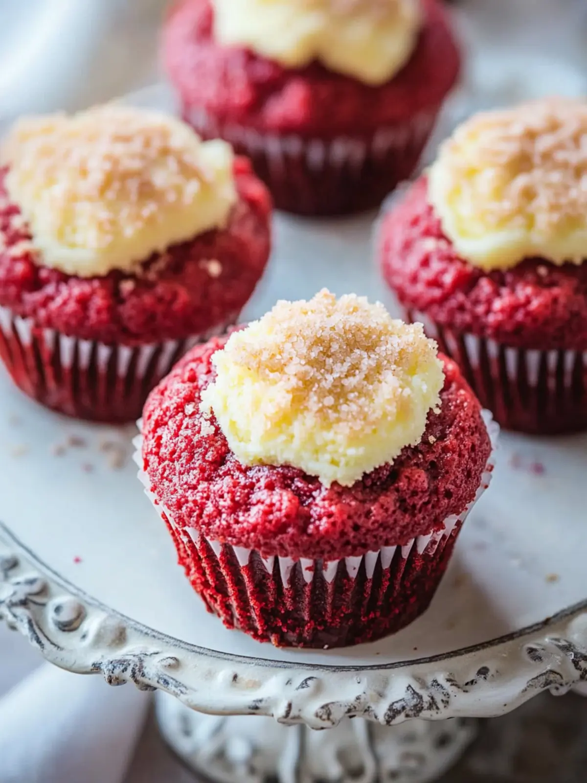 Irresistibly Soft Red Velvet Cream Cheese Muffins to Savor 4 Red Velvet Cream Cheese Muffins