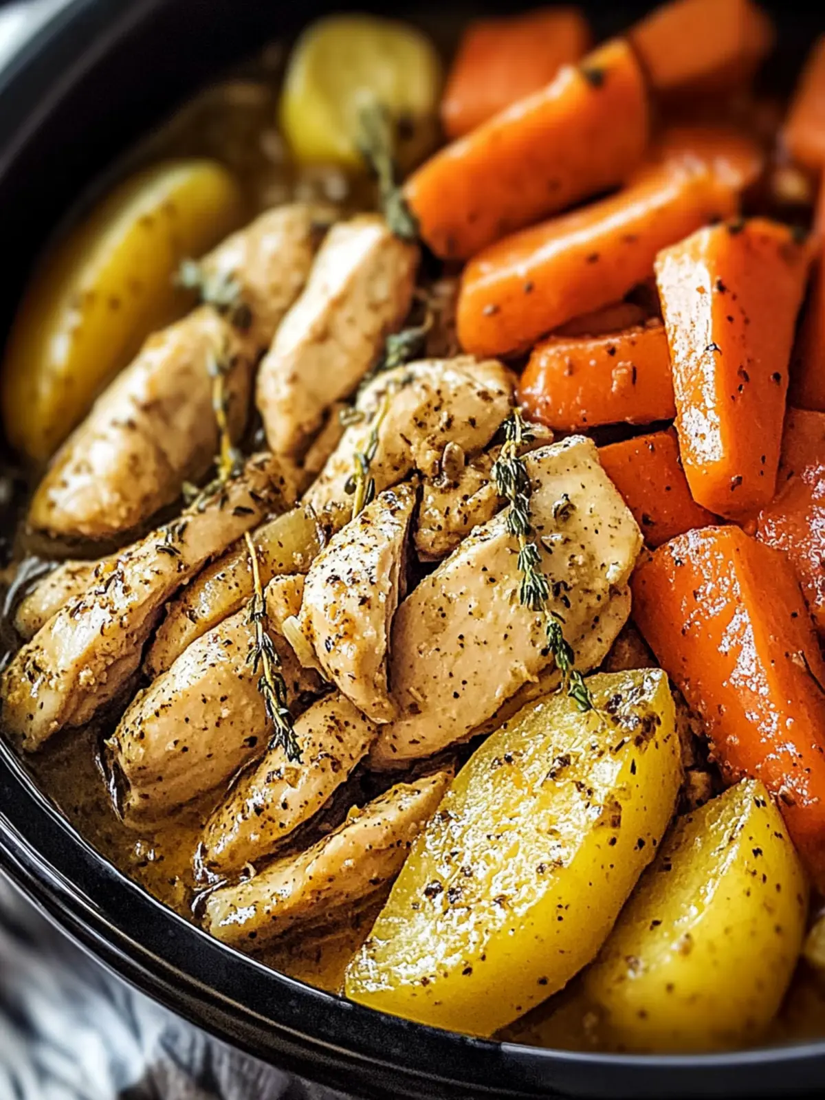 Slow Cooker Garlic Butter Chicken and Veggies for Cozy Nights 3 Slow Cooker Garlic Butter Chicken and Veggies