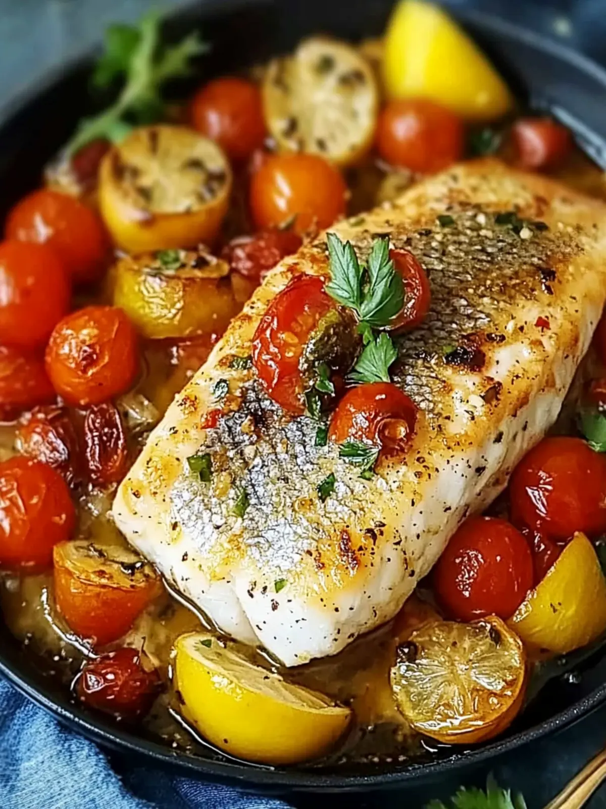 Mediterranean Baked Fish: Quick, Healthy Dinner Delight 2 Mediterranean Baked Fish