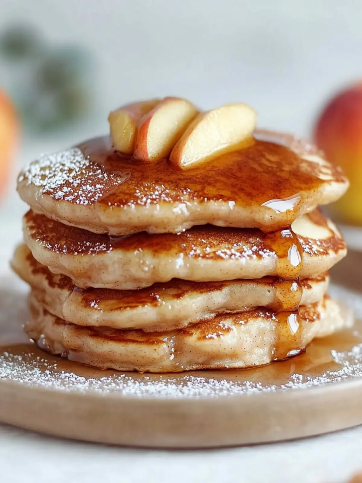 Apple Cinnamon Pancakes to Sweeten Your Morning Routine 4 Apple Cinnamon Pancakes