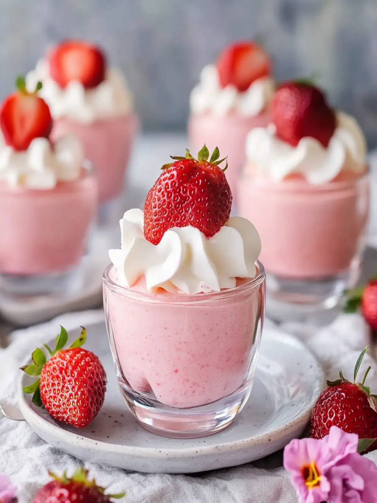 Decadent Strawberry Mousse - Easy Vegan Dessert Bliss 2 Strawberry Mousse
