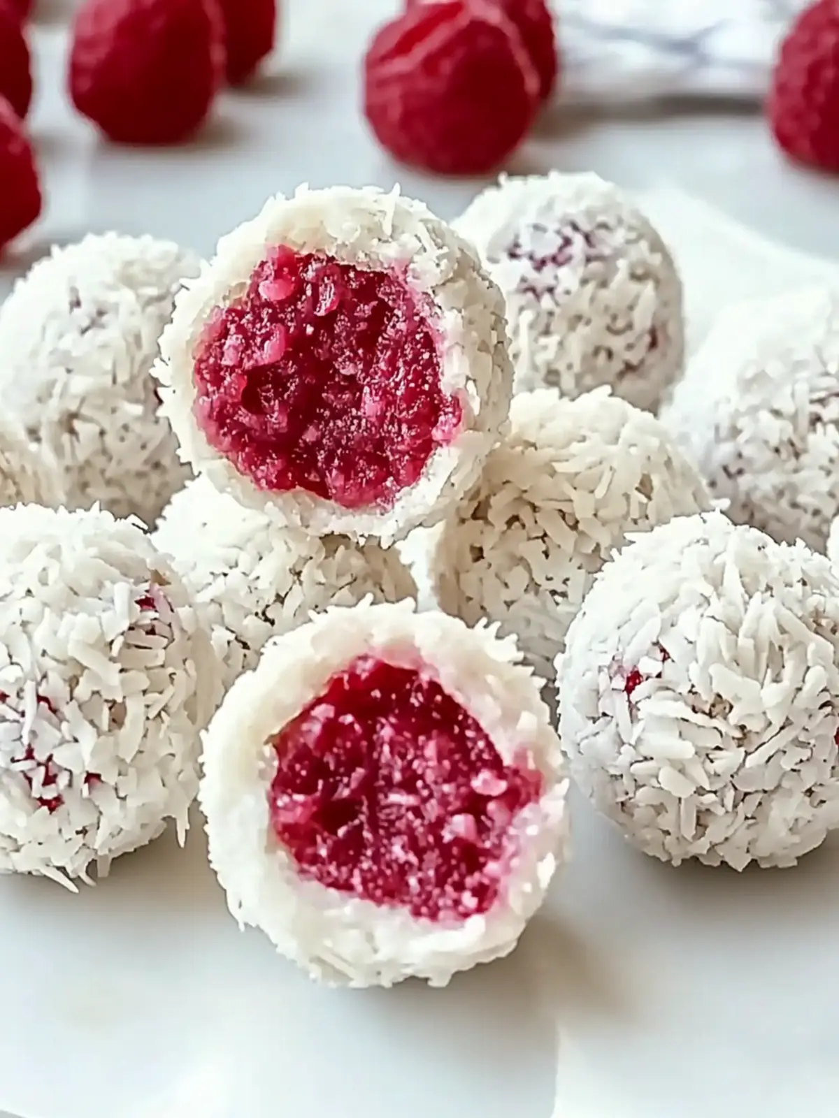 Irresistible No-Bake Raspberry Coconut Balls You ll Love 3 No-Bake Raspberry Coconut Balls