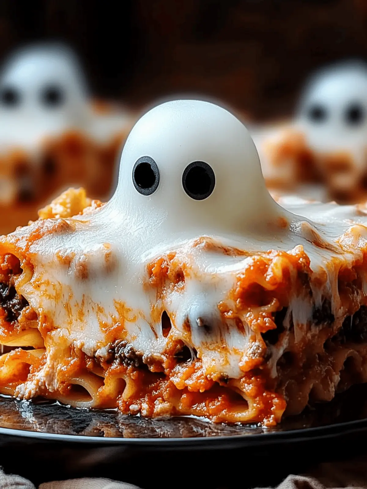 Ghostly Lasagna: Spook Up Your Halloween Family Dinner 3 Ghostly Lasagna