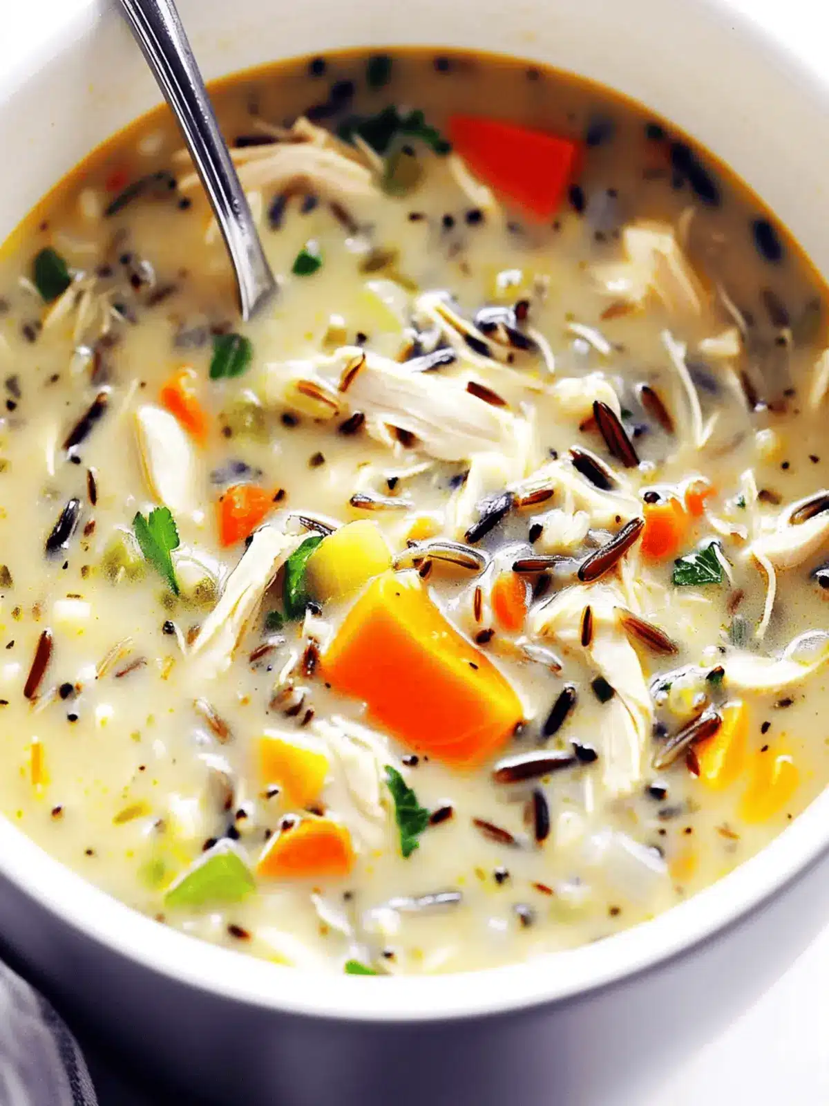 Creamy Chicken and Wild Rice Soup for Ultimate Comfort 4 Chicken and Wild Rice Soup