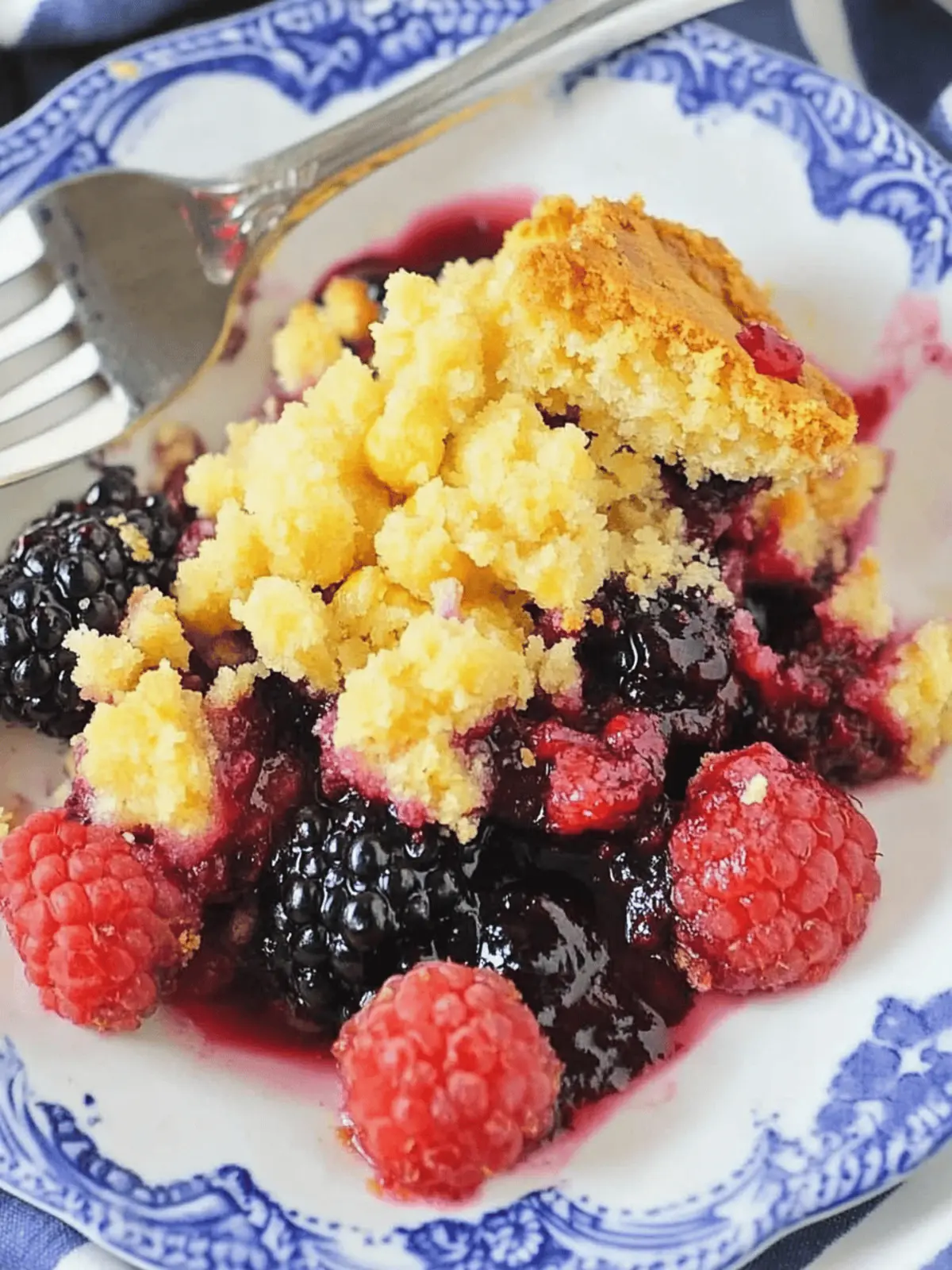 Berry and Cornmeal Cobbler: A Summer Sweet Delight! 3 Berry and Cornmeal Cobbler
